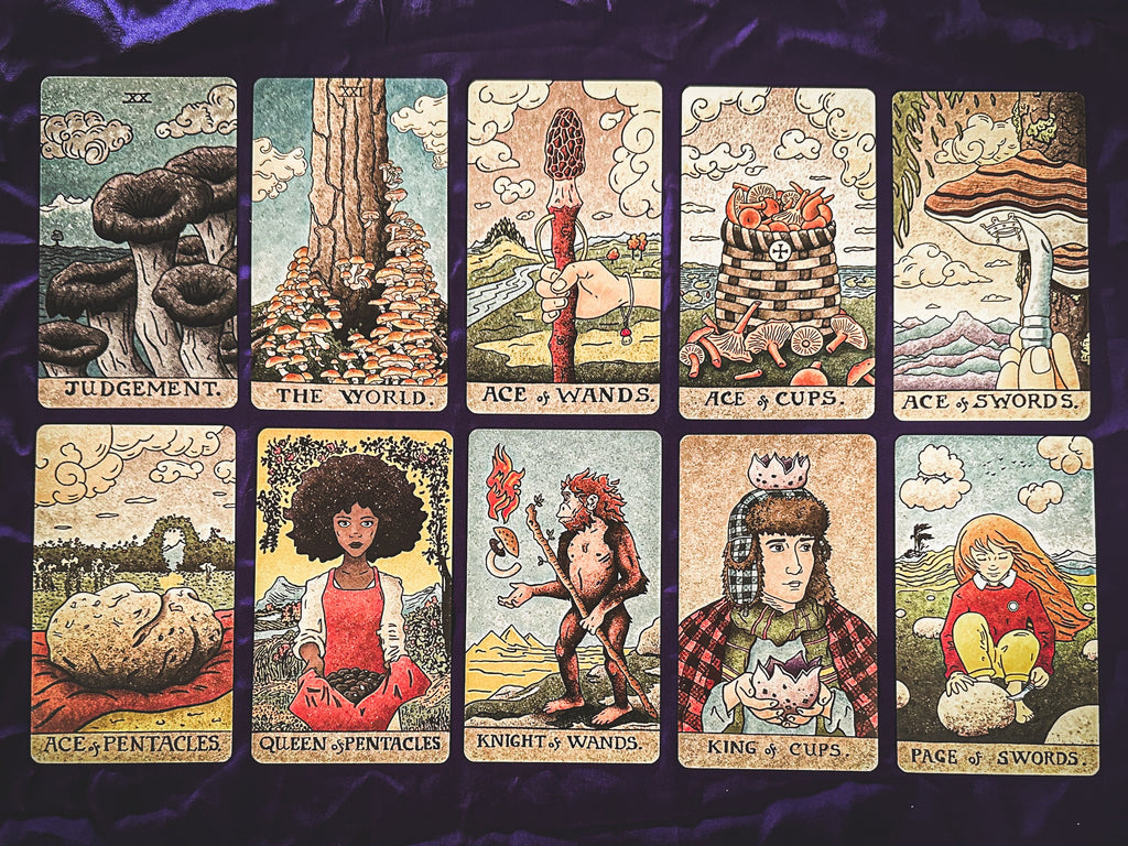 The Mushroom Hunter's Arcanum Tarot Deck