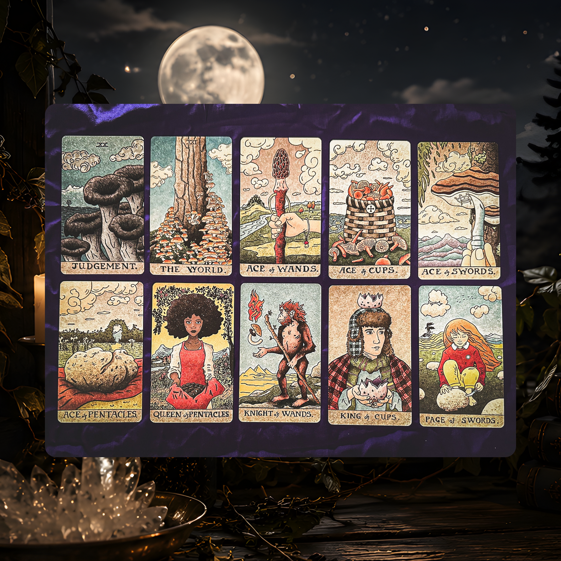 The Mushroom Hunter's Arcanum Tarot Deck