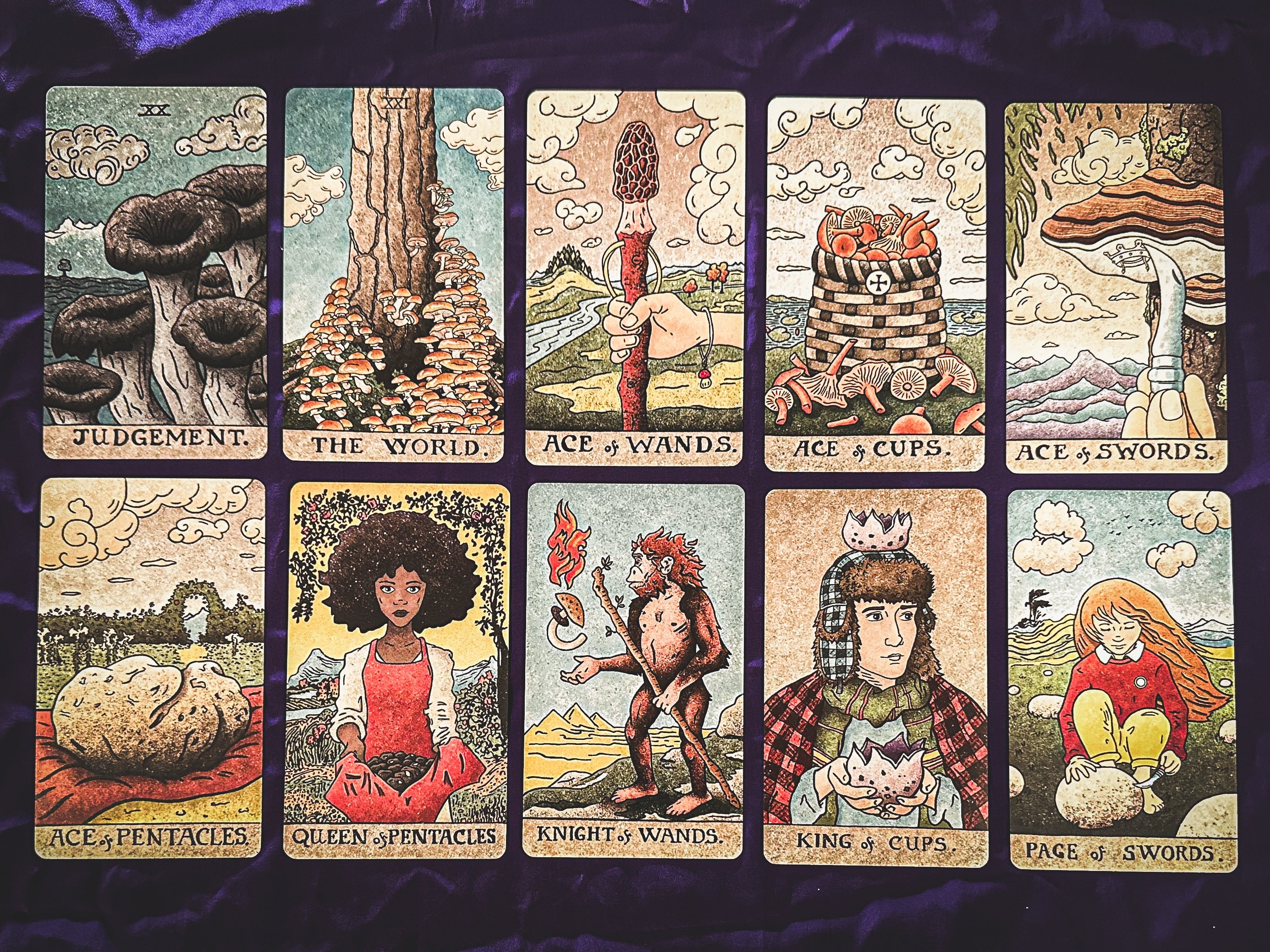 The Mushroom Hunter's Arcanum Tarot Deck