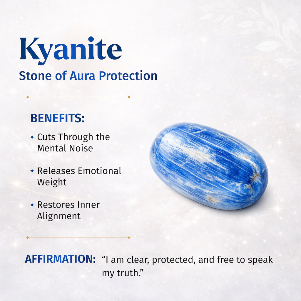 Rare Kyanite Pendant - Aura Shield