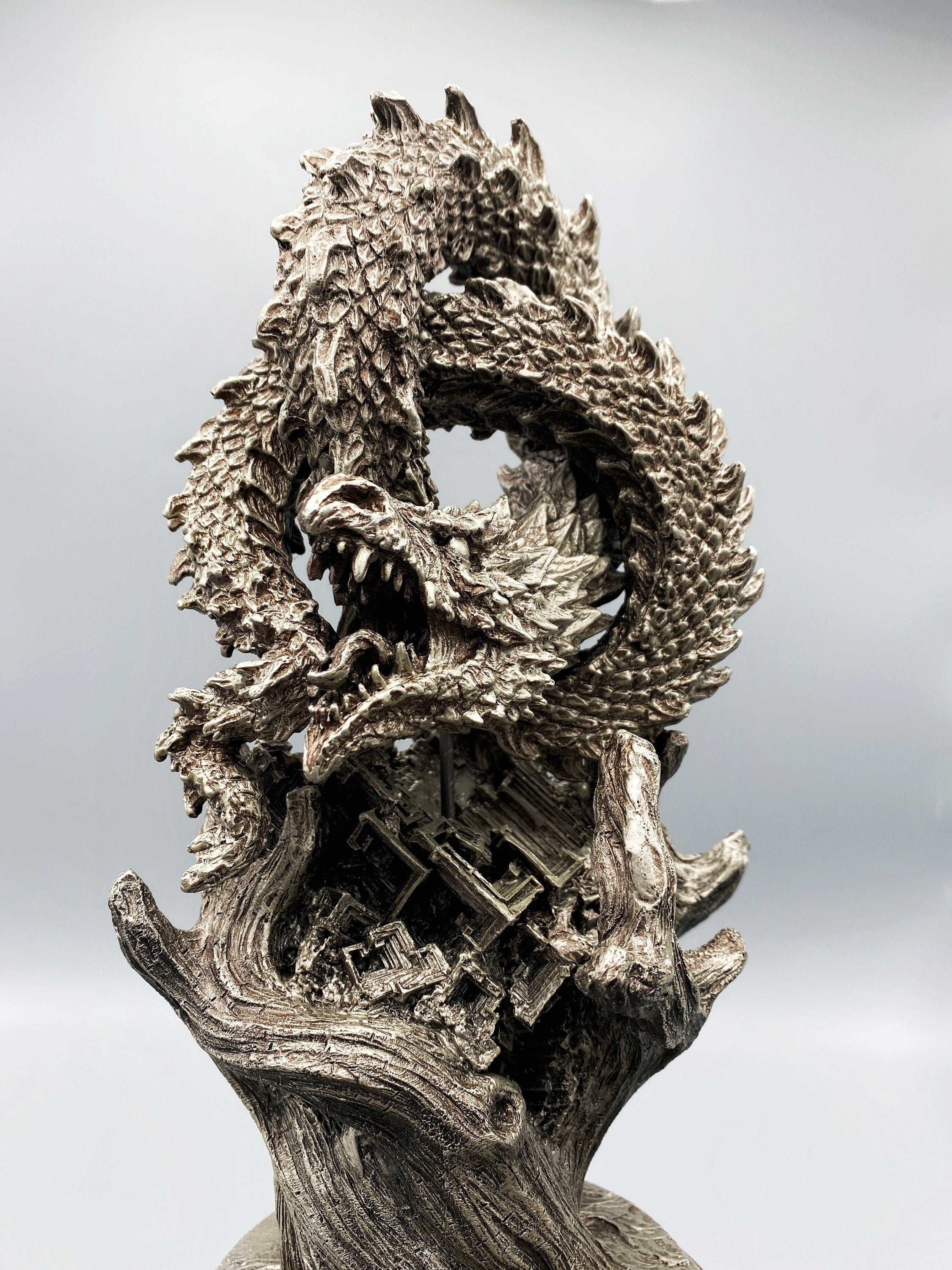 Ouroboros World Serpent Statue