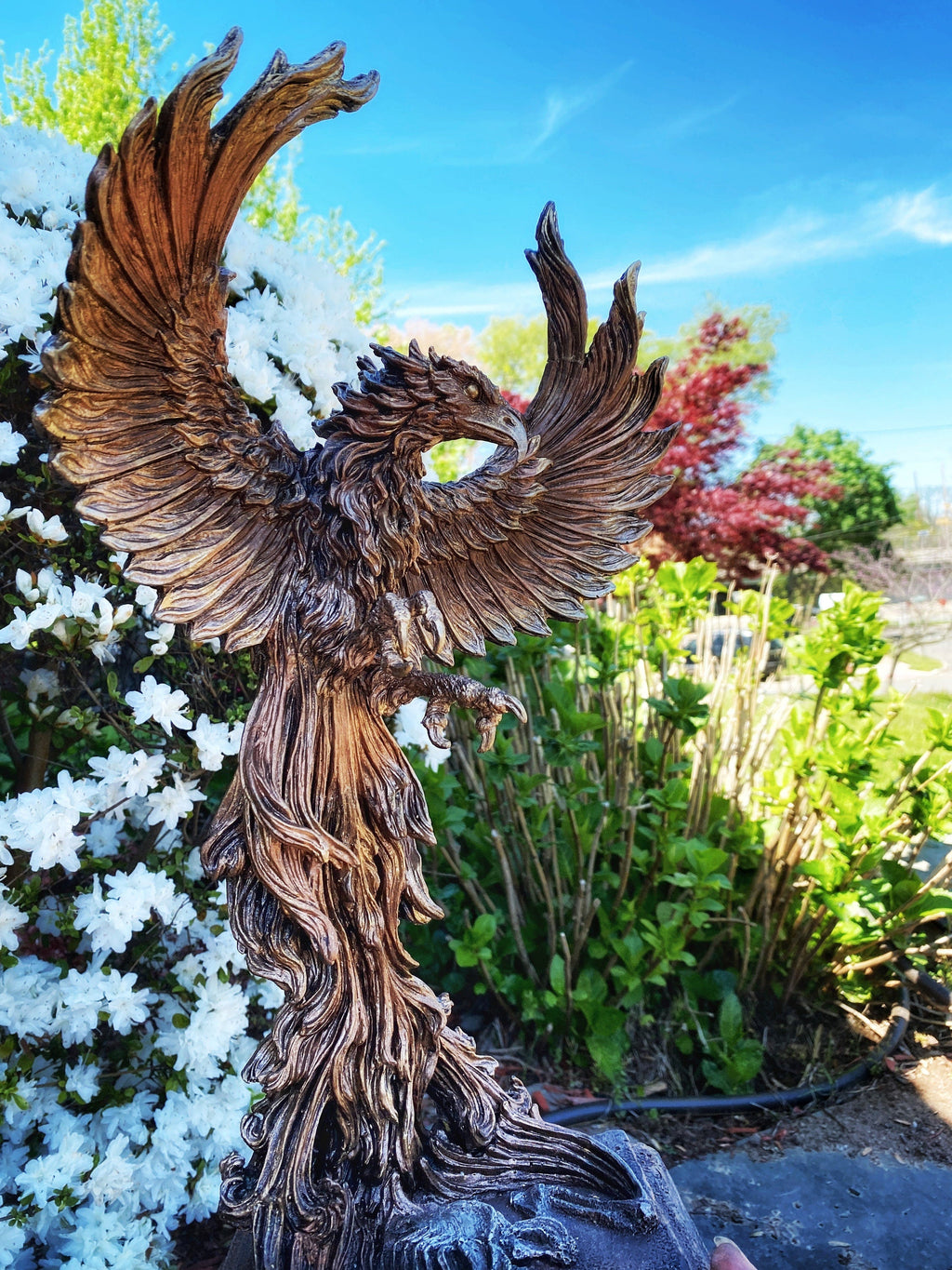 Phoenix Rising Statue