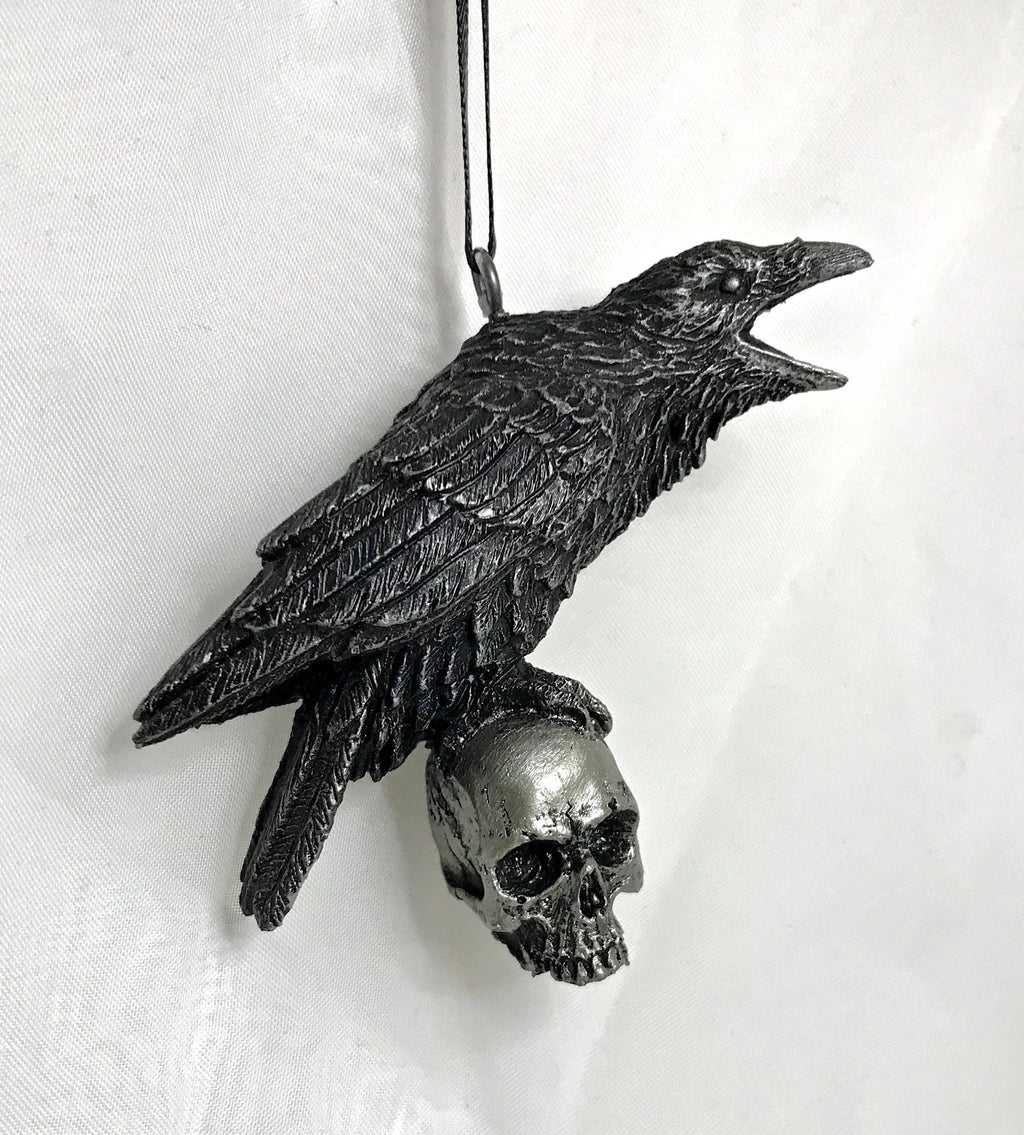 Raven & Skull Ornament