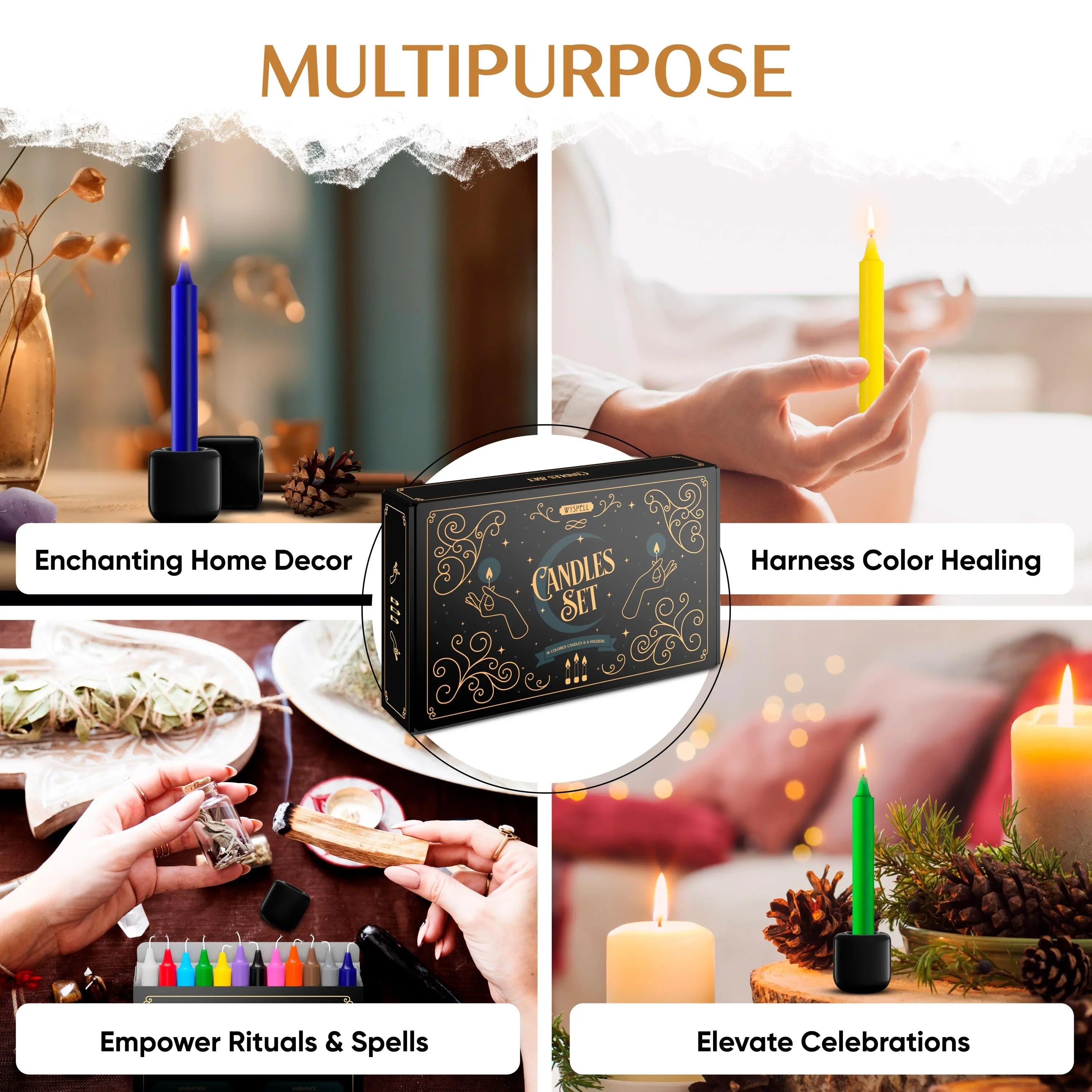 36-Piece Ritual Candle Kit