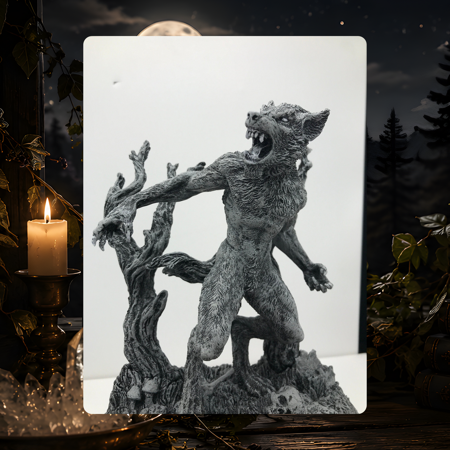 Werewolf Statue