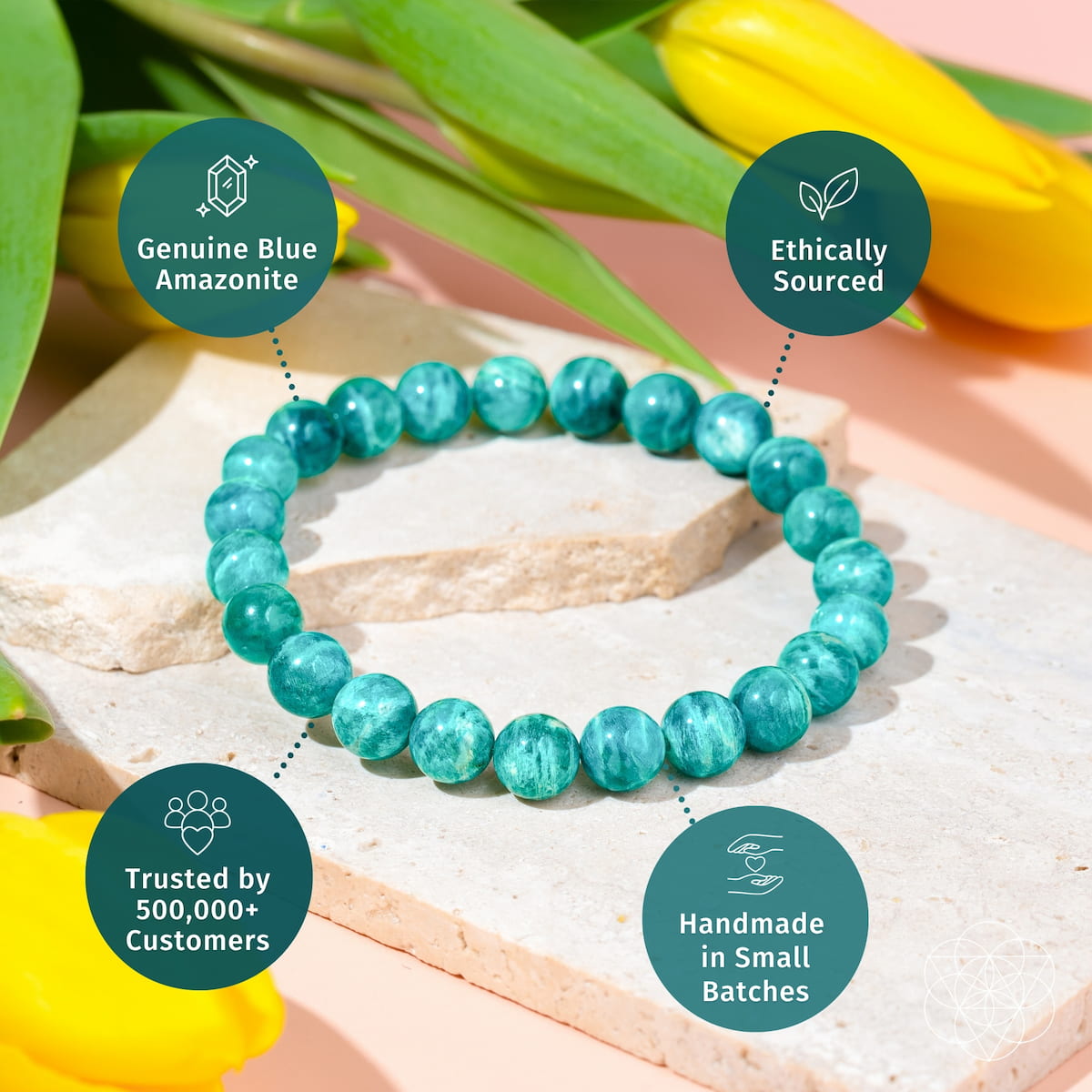Empire of Her Own - Blue Amazonite Bracelet