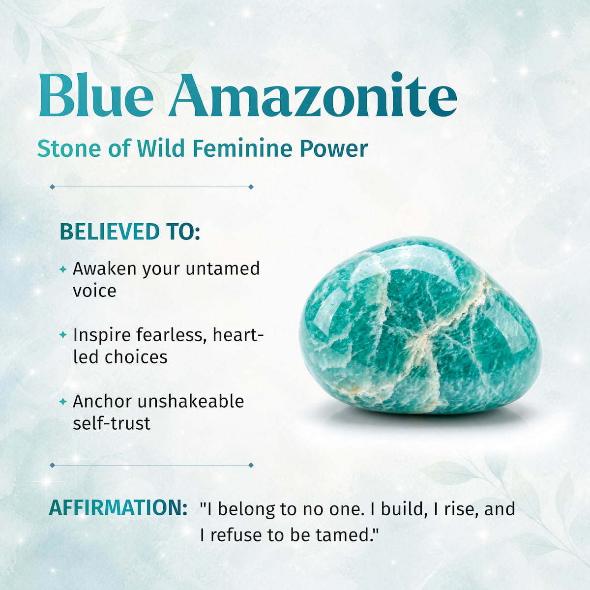 Empire of Her Own - Blue Amazonite Bracelet