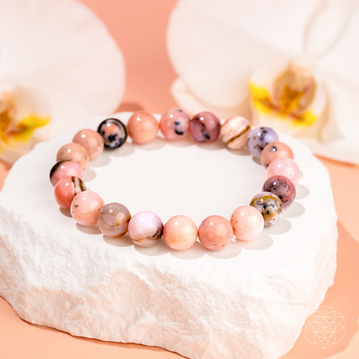 Peruvian Pink Opal Bracelet - Heart Repair