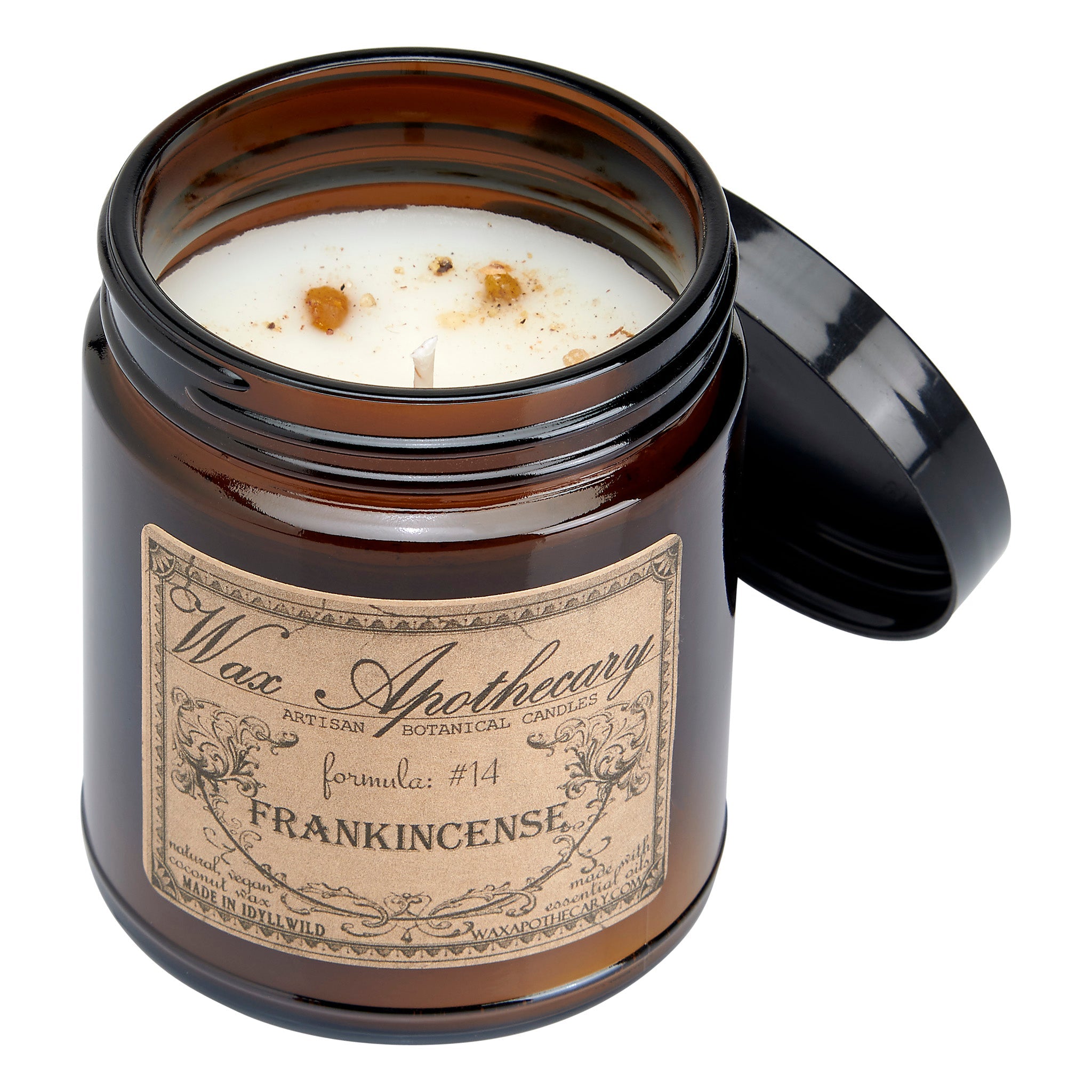 Frankincense Botanical Candle - 6 oz Amber Jar