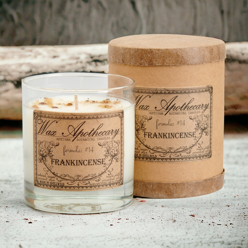 Frankincense Botanical Candle - 7 oz Scotch Glass