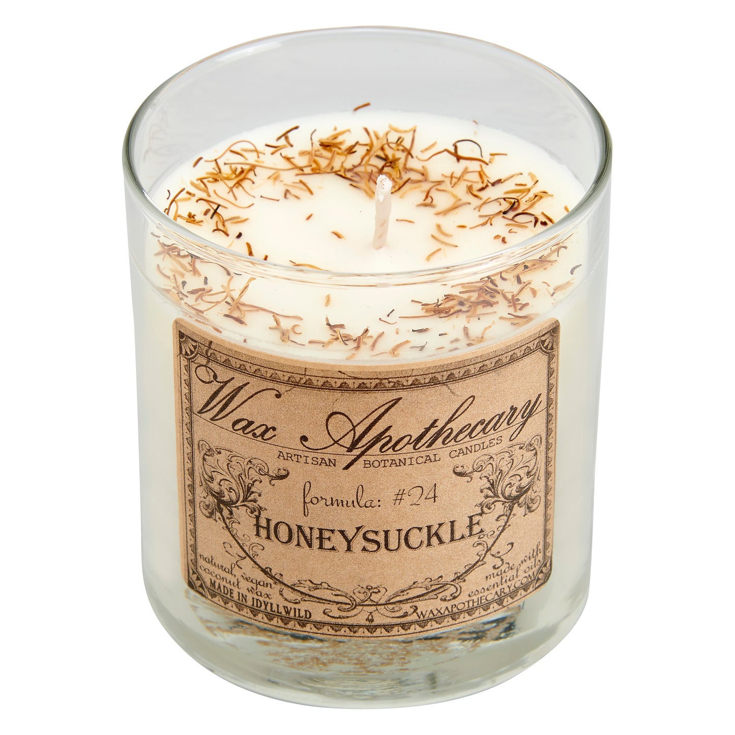 Honeysuckle Botanical Candle - 7 oz Scotch Glass