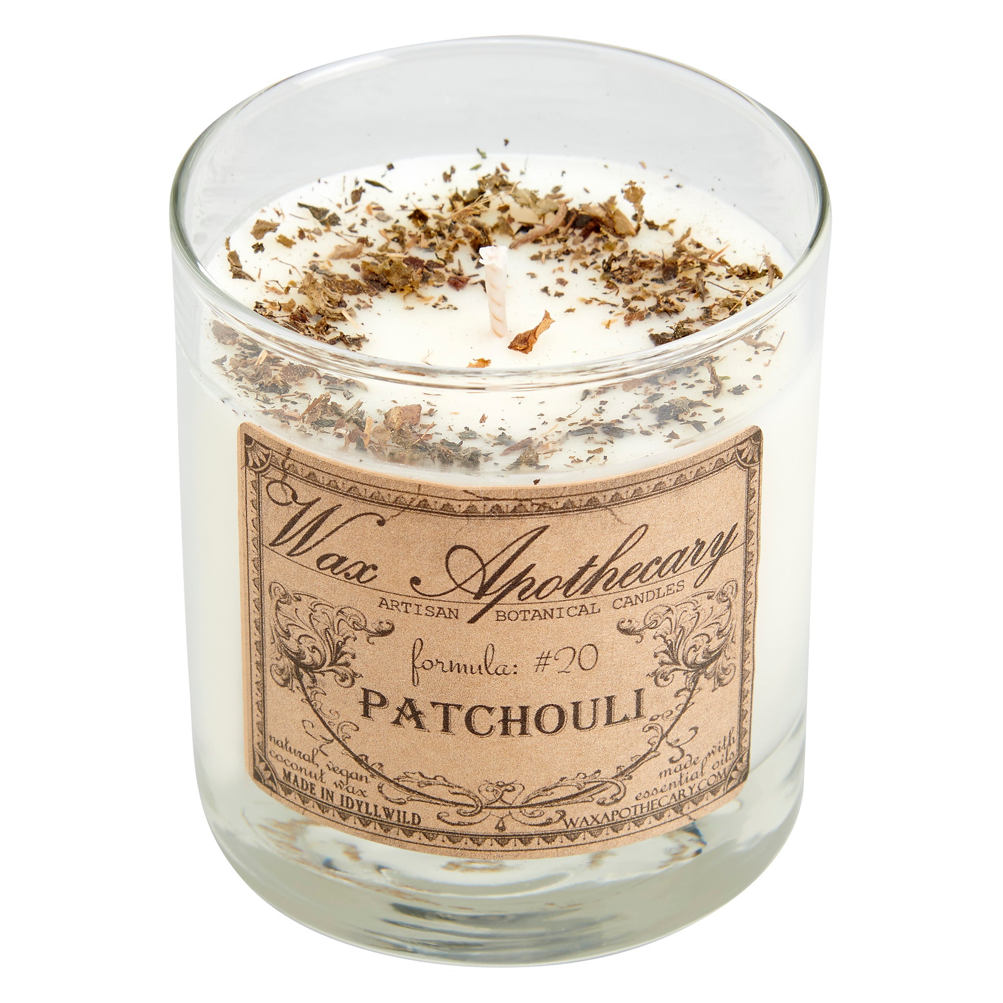 Patchouli Botanical Candle - 7 oz Scotch Glass