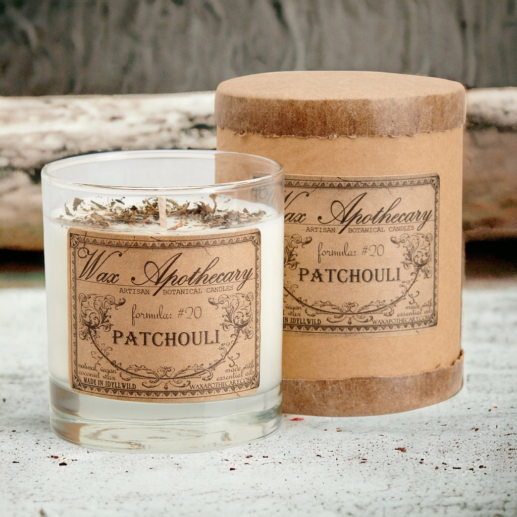 Patchouli Botanical Candle - 7 oz Scotch Glass