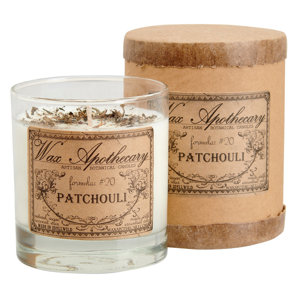 Patchouli Botanical Candle - 7 oz Scotch Glass