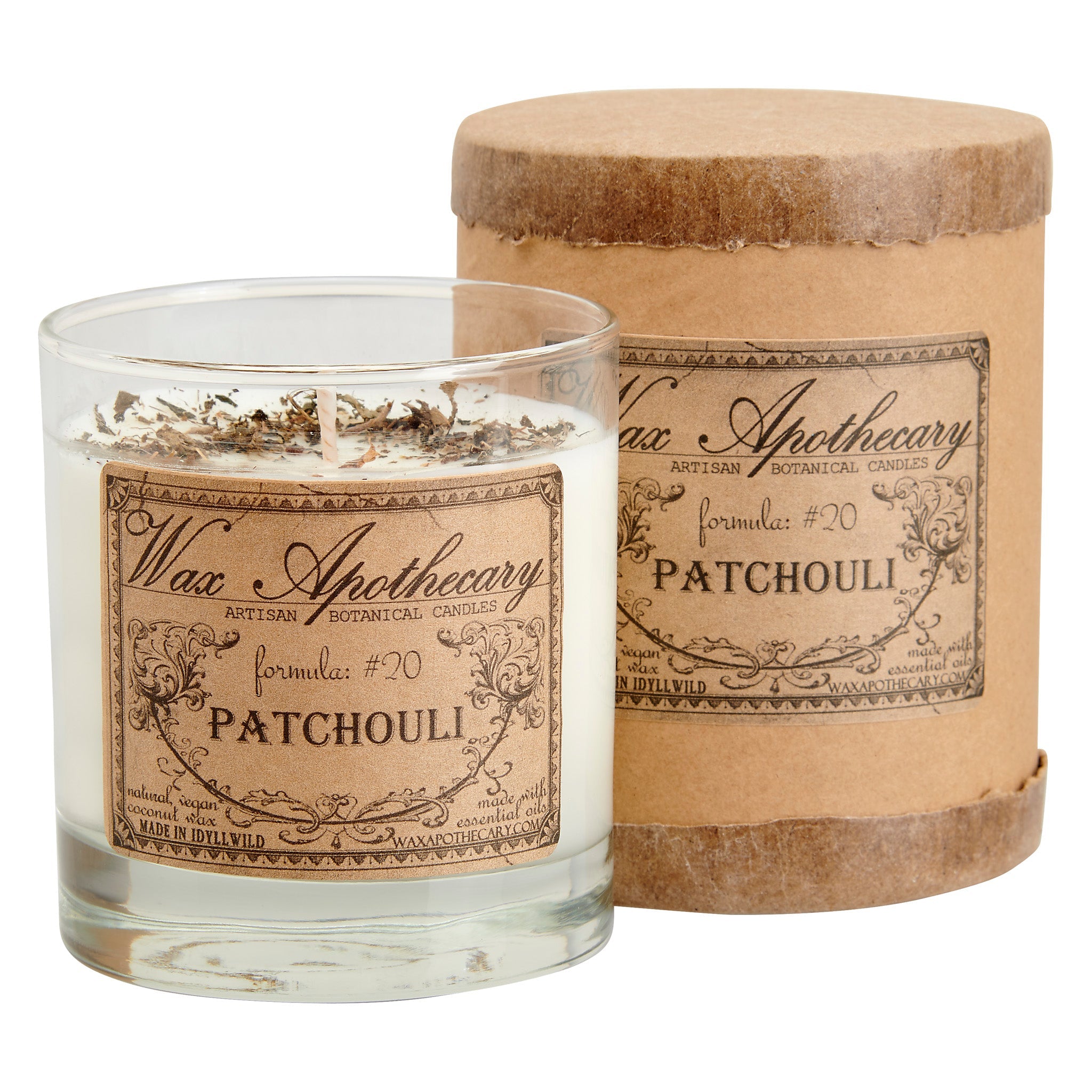 Patchouli Botanical Candle - 7 oz Scotch Glass