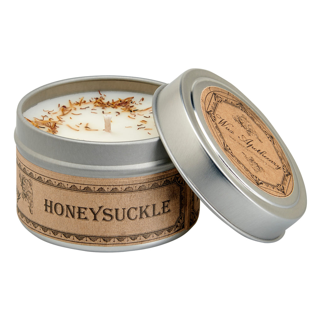 Honeysuckle Botanical Candle - 4 oz Travel Tin