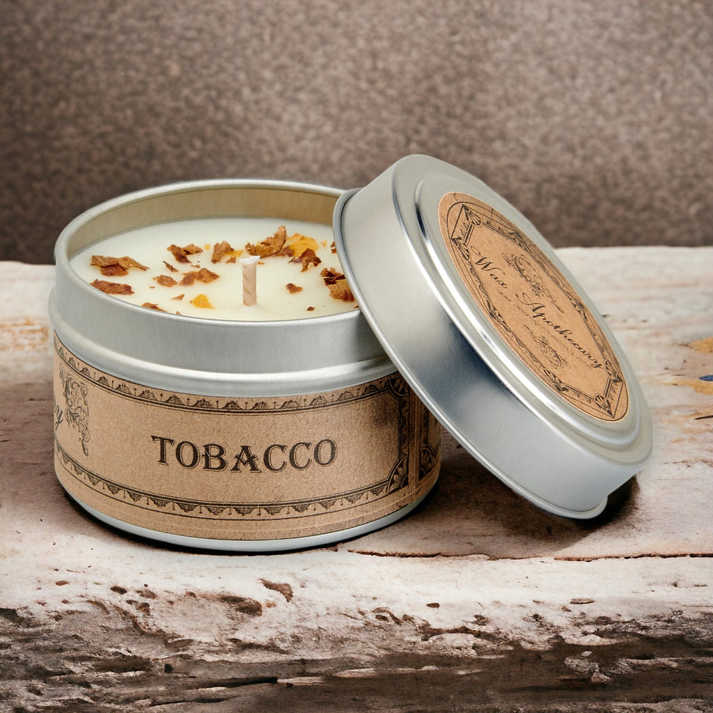 Tobacco Botanical Candle - 4 oz Travel Tin