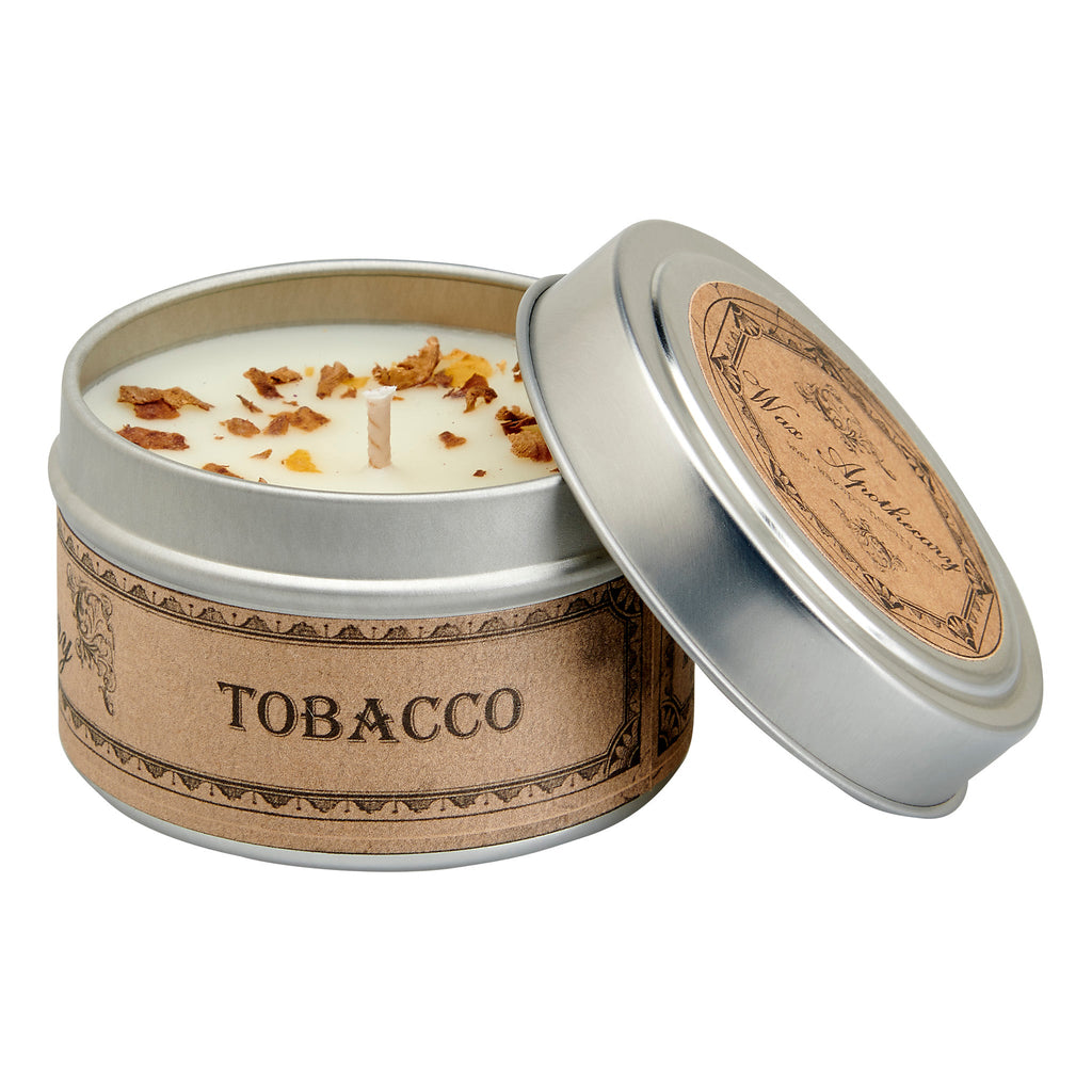 Tobacco Botanical Candle - 4 oz Travel Tin