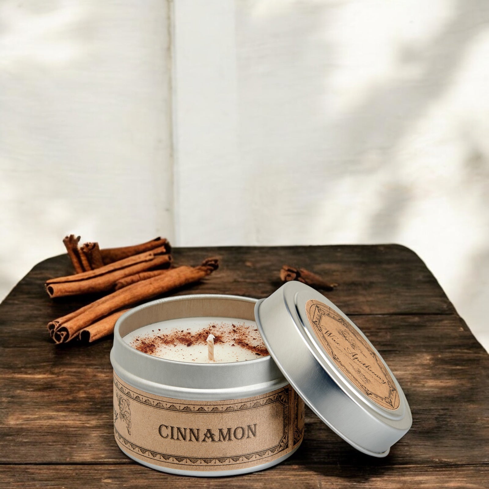 Cinnamon Botanical Candle - 4 oz Travel Tin