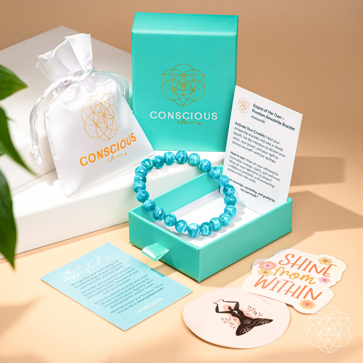 Empire of Her Own - Blue Amazonite Bracelet