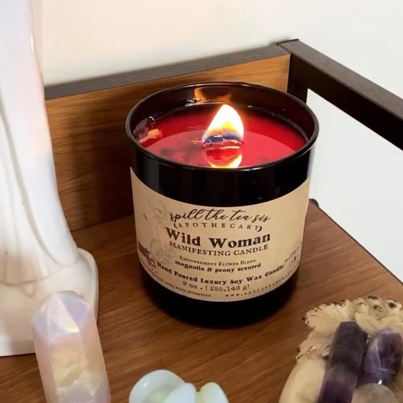 Wild Woman Goddess Candle