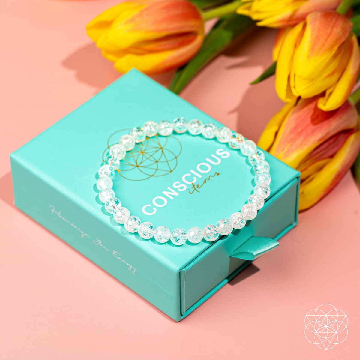 Emotional Ice Bath - Ice Quartz Bracelet