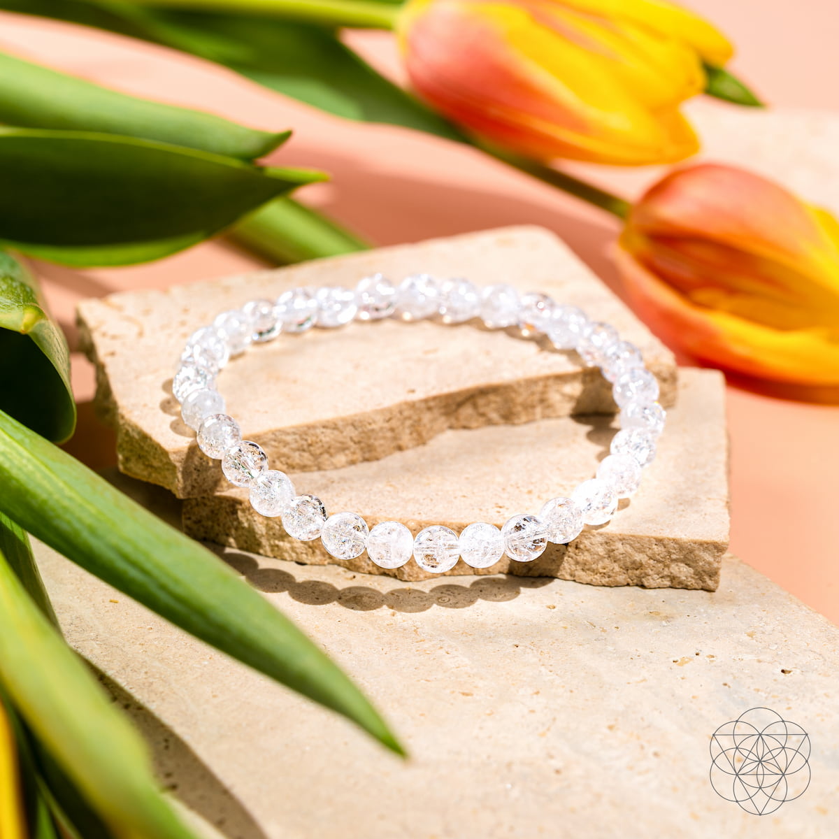 Emotional Ice Bath - Ice Quartz Bracelet