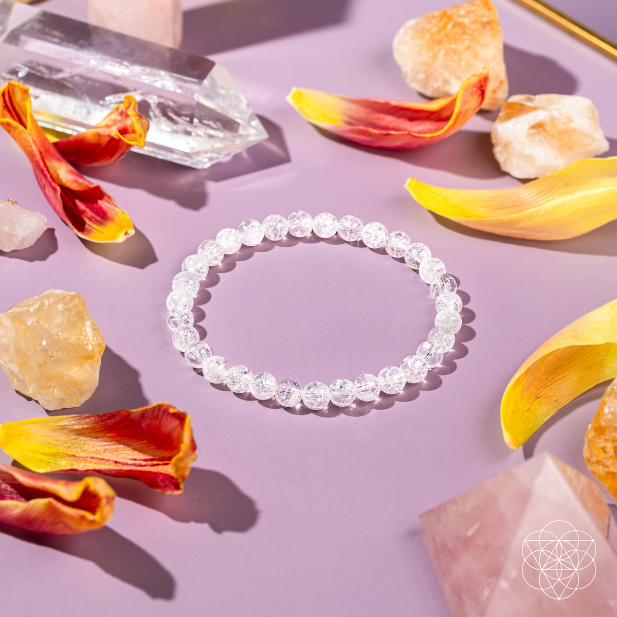Emotional Ice Bath - Ice Quartz Bracelet