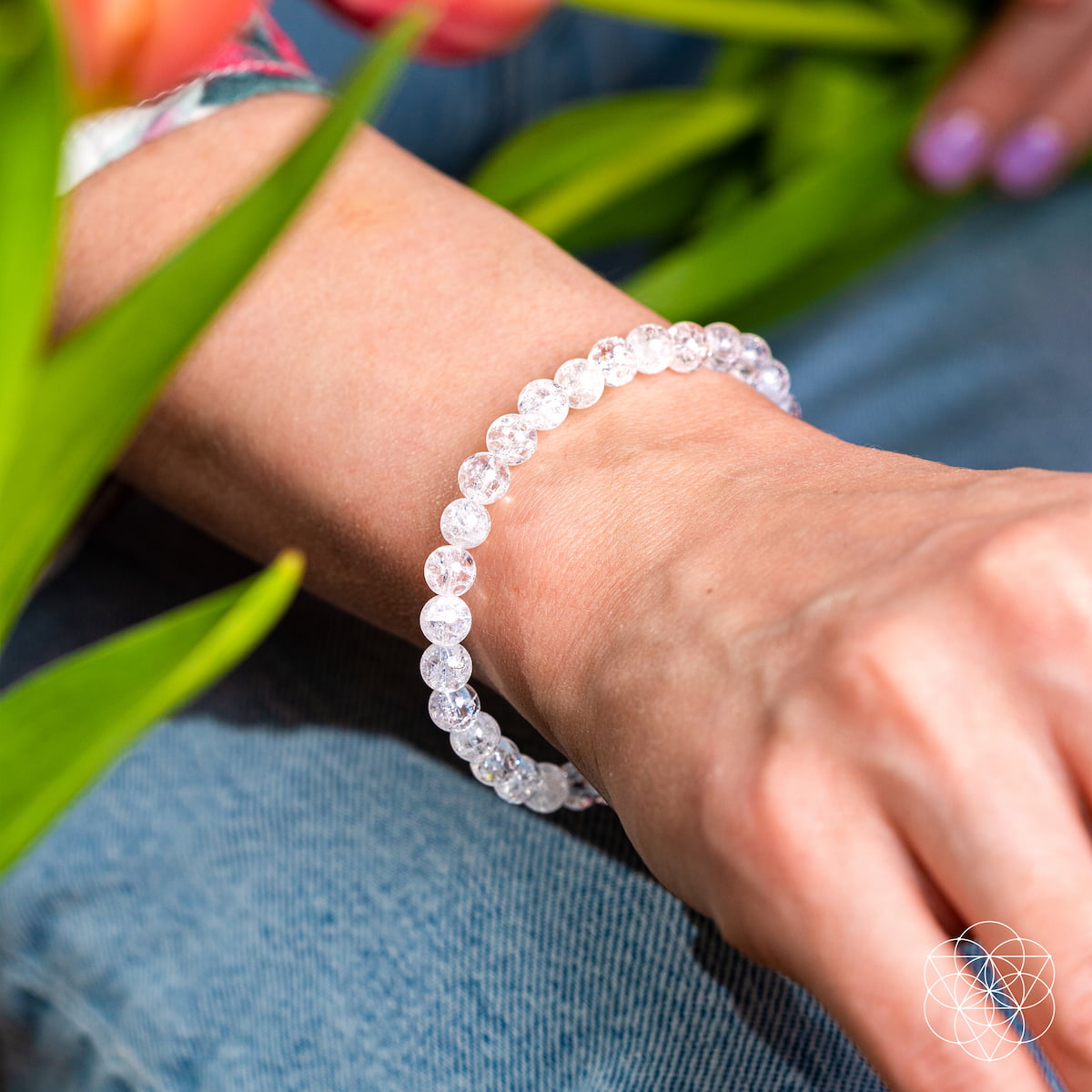 Emotional Ice Bath - Ice Quartz Bracelet