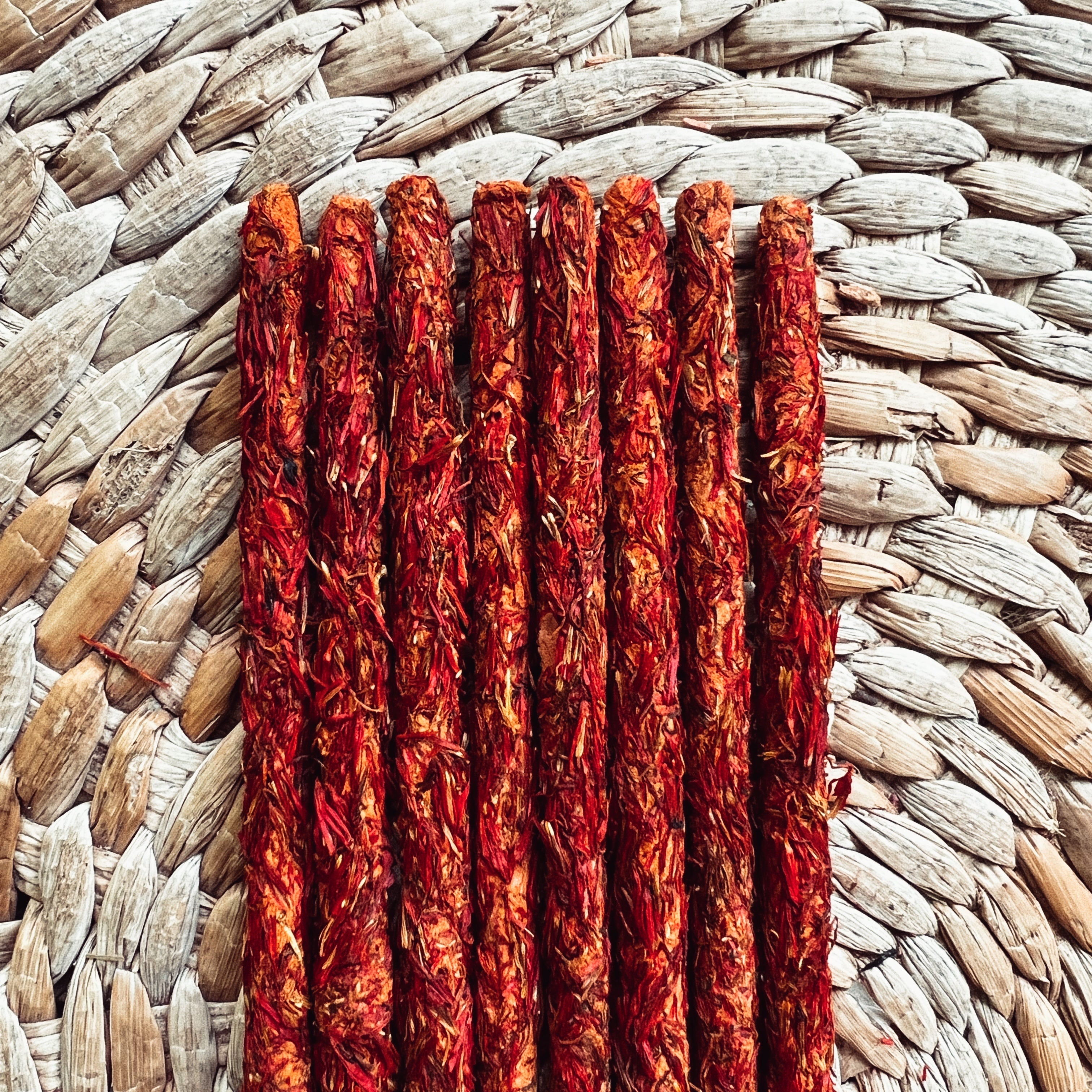 Saffron Flower Incense Sticks - 8 Sticks