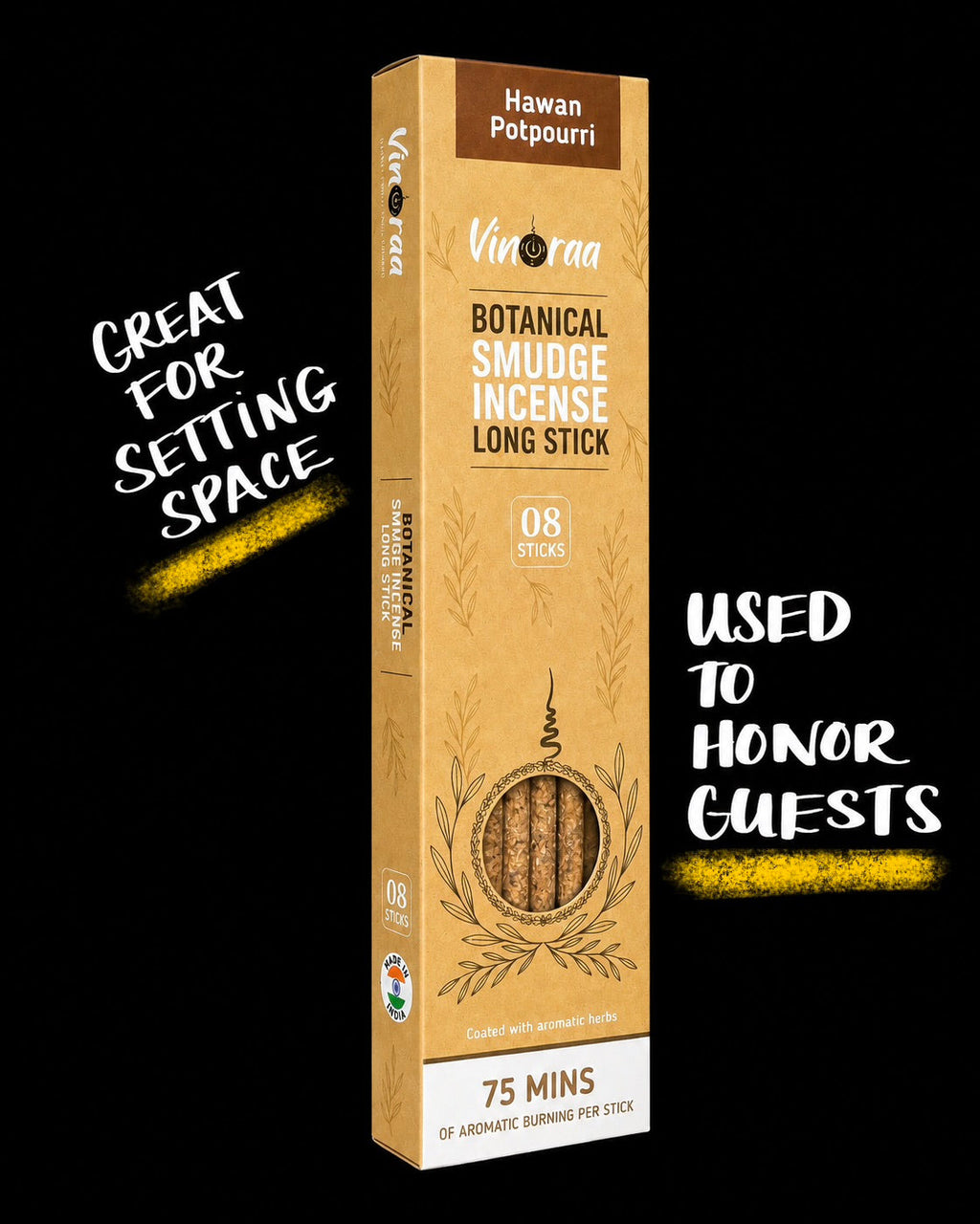 Hawan Potpourri Incense Sticks - 8 Sticks