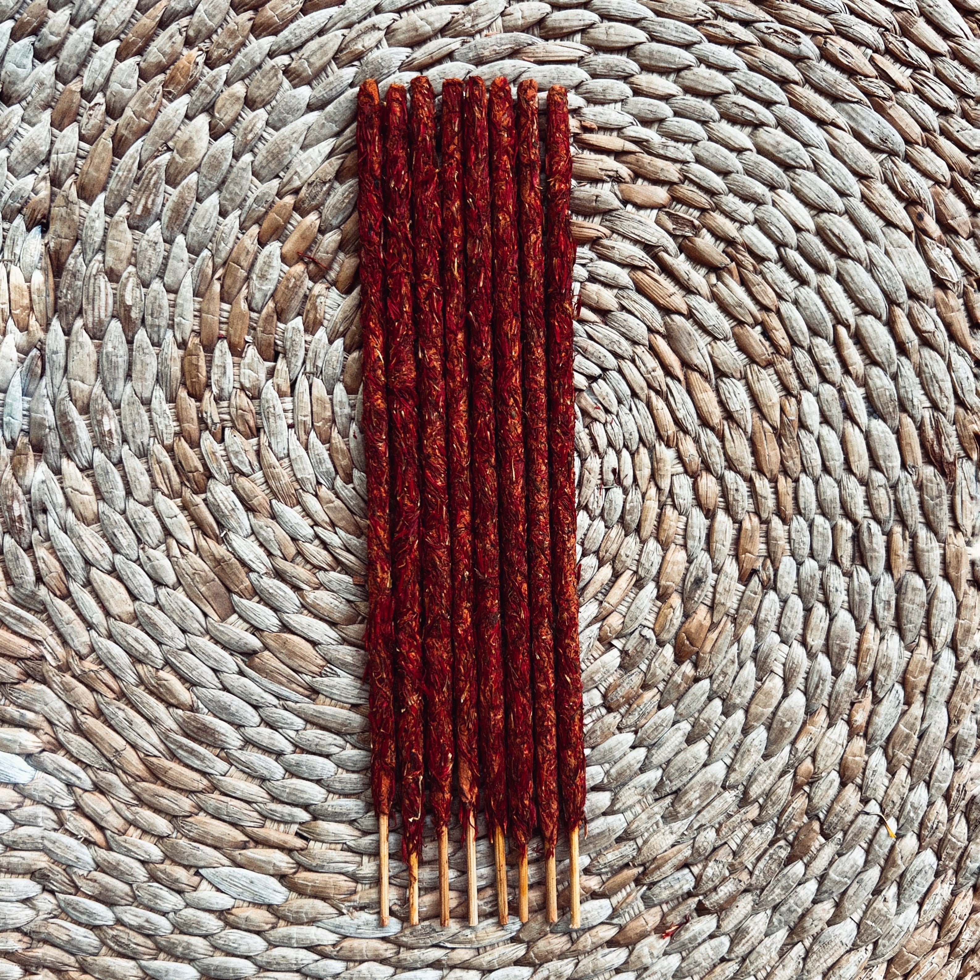 Saffron Flower Incense Sticks - 8 Sticks