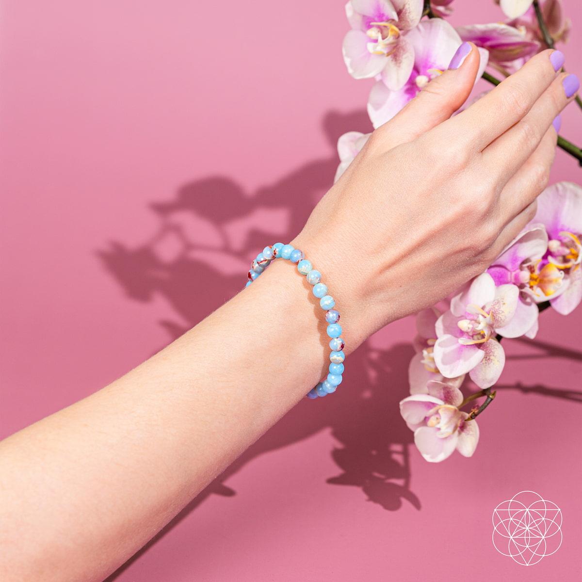 Aqua Terra Jasper Bracelet - Empath Shield 6mm