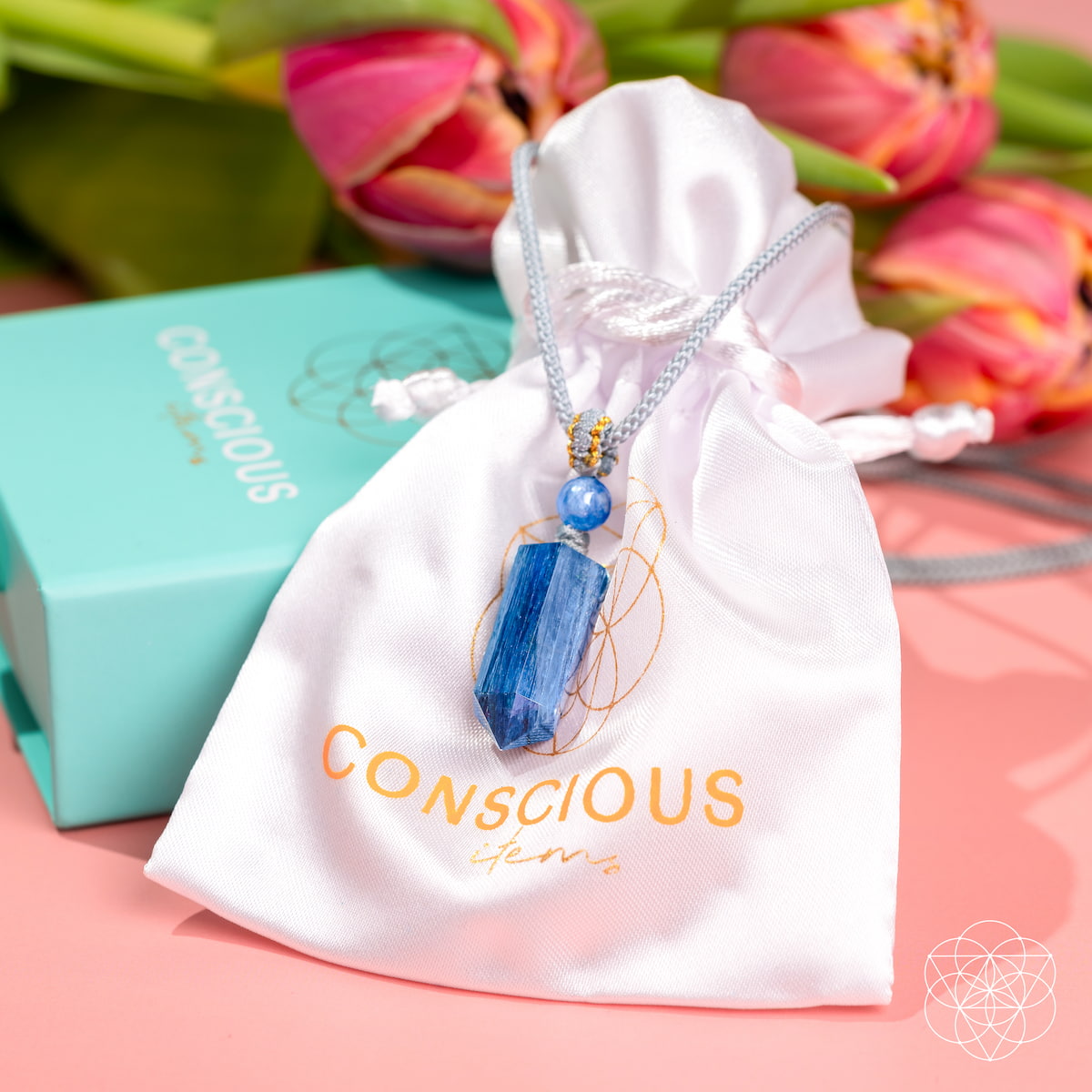 Rare Kyanite Pendant - Aura Shield