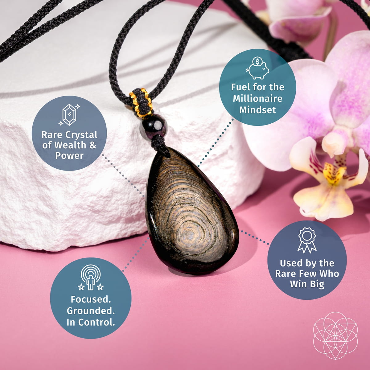 Hypersthene Pendant - Inner Fortune