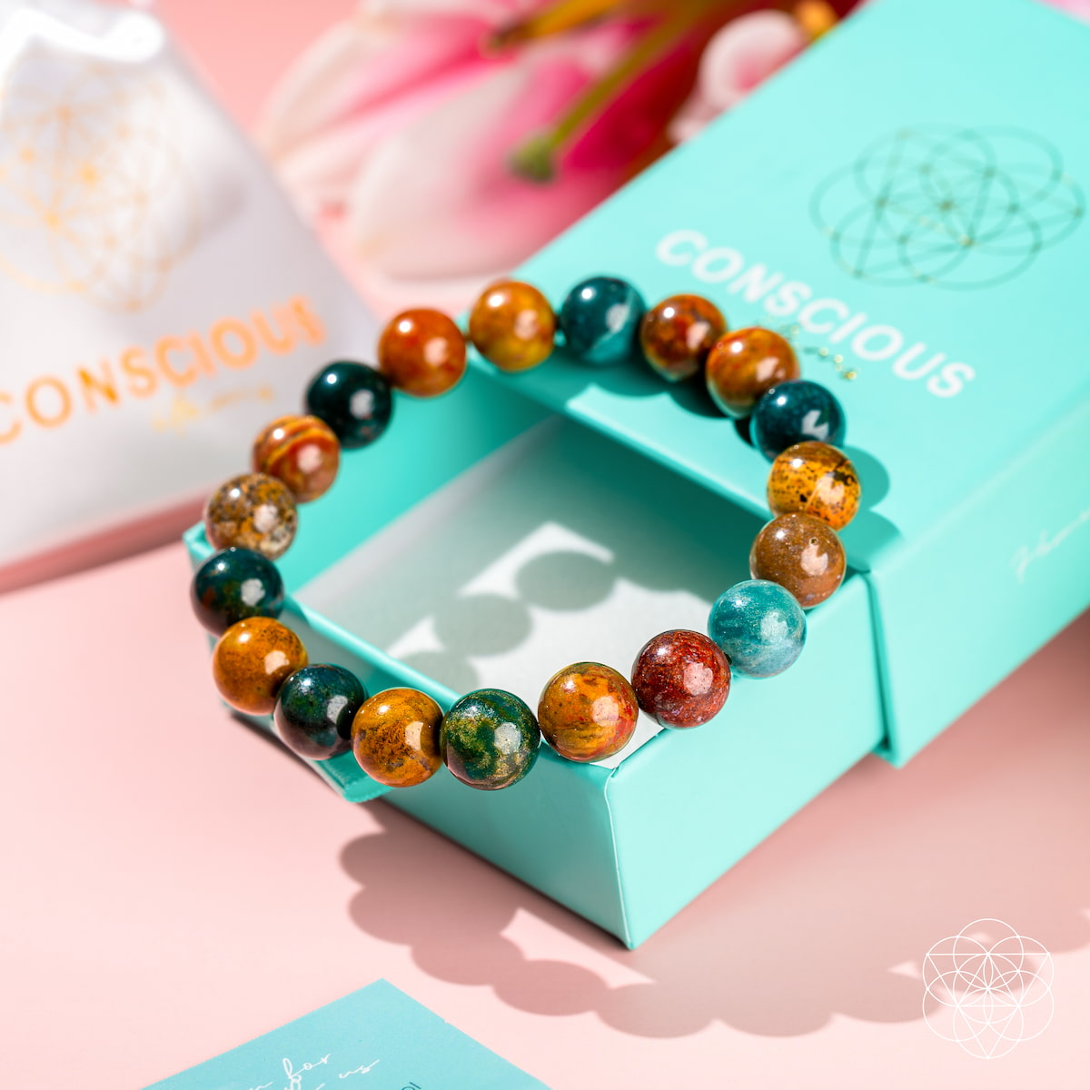 Ocean Jasper Bracelet - Quiet Mind