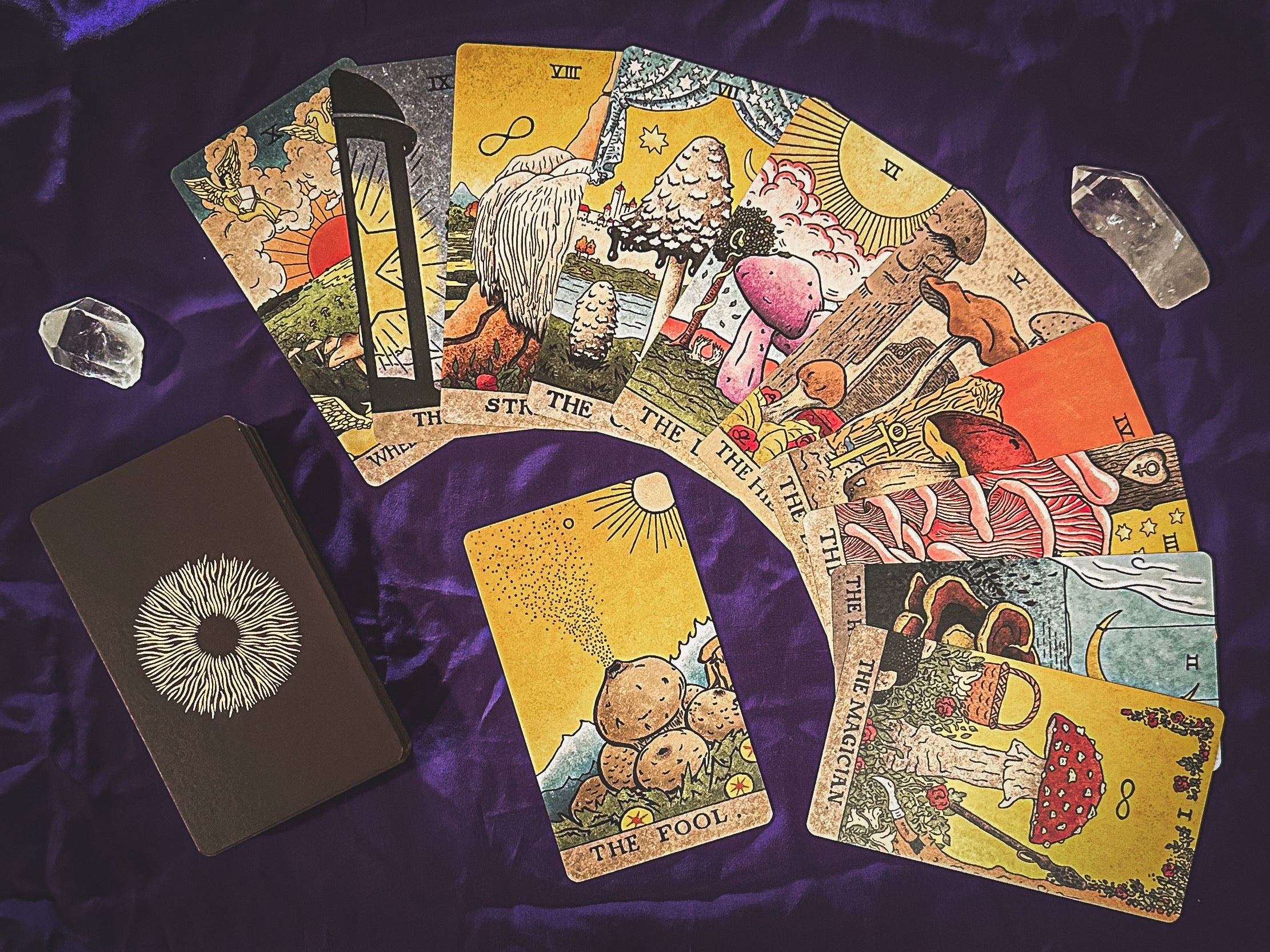 The Mushroom Hunter's Arcanum Tarot Deck