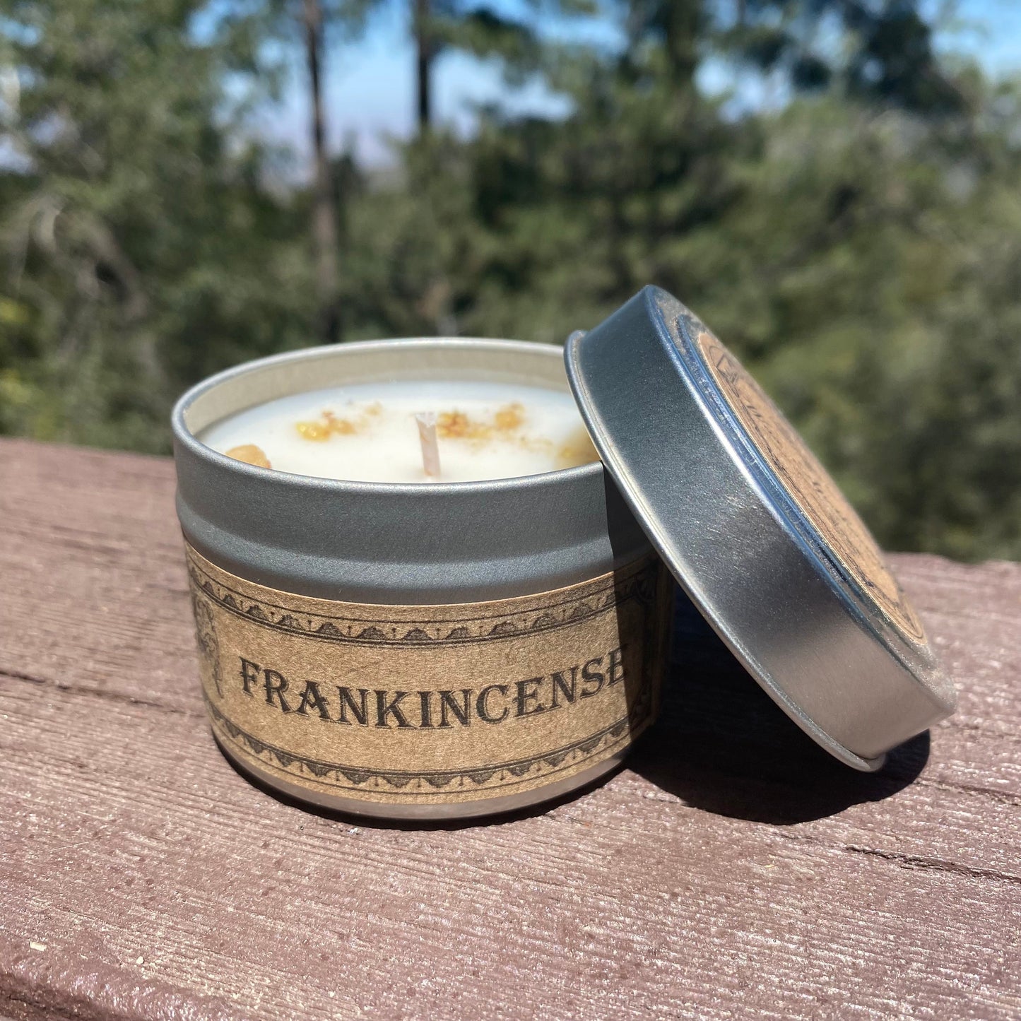 Frankincense Botanical Travel Candle