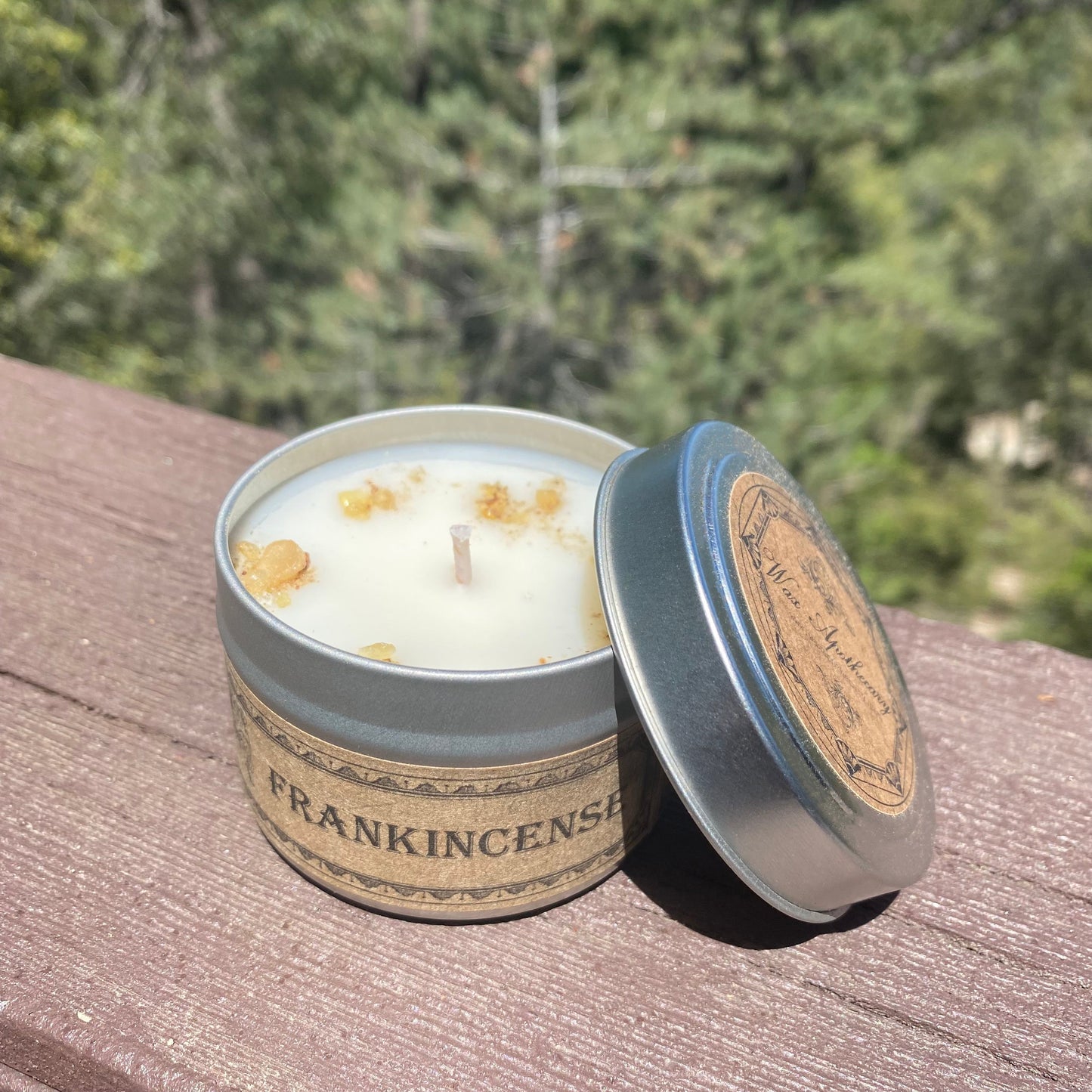 Frankincense Botanical Travel Candle