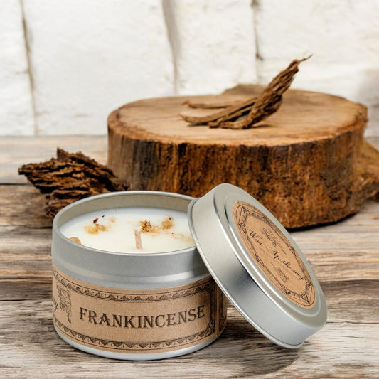 Frankincense Botanical Travel Candle