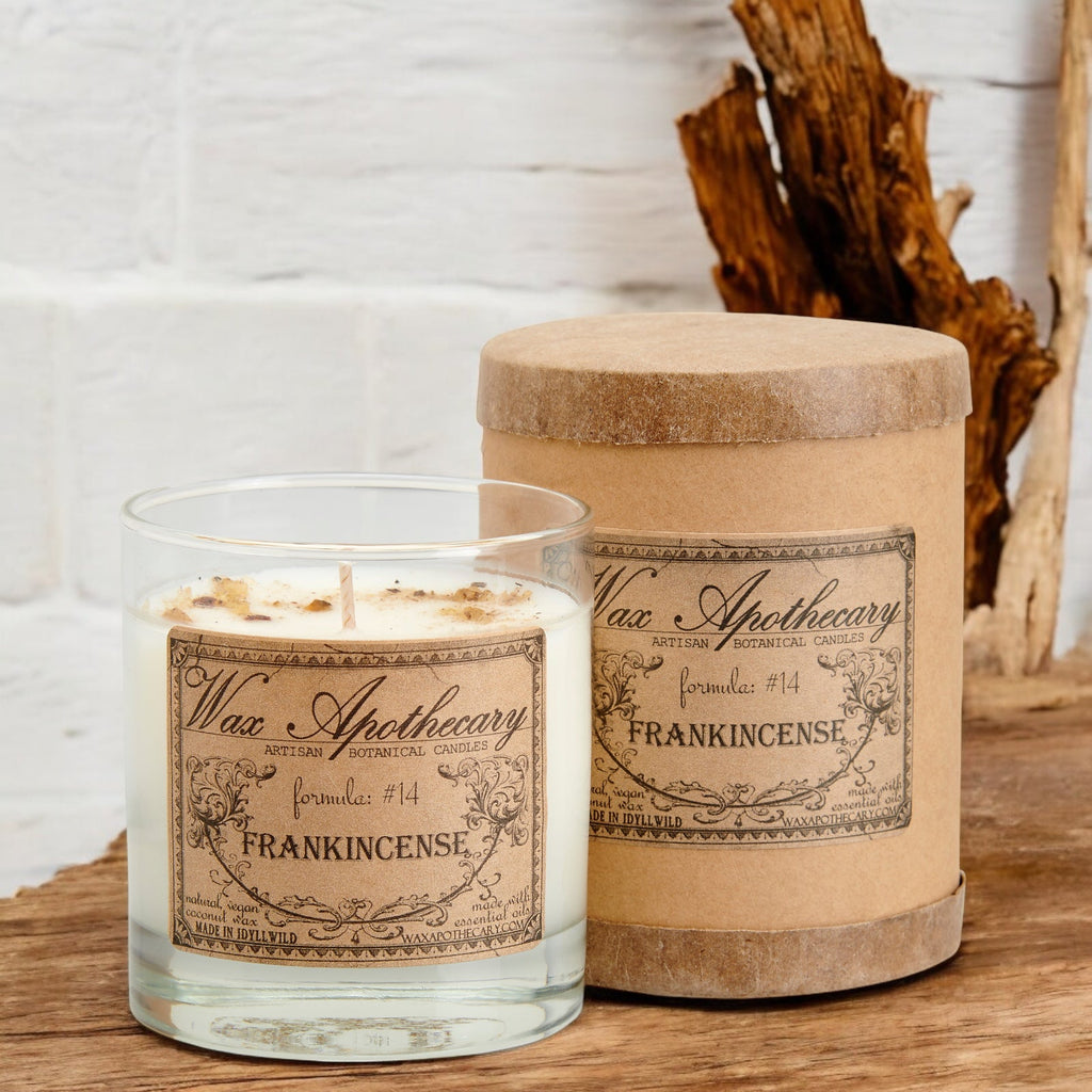 Frankincense Botanical Candle - 7 oz Scotch Glass