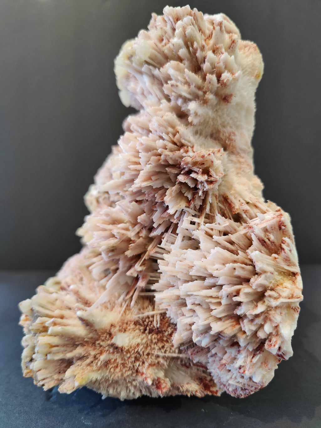 Red Mordenite with Stilbite Specimen