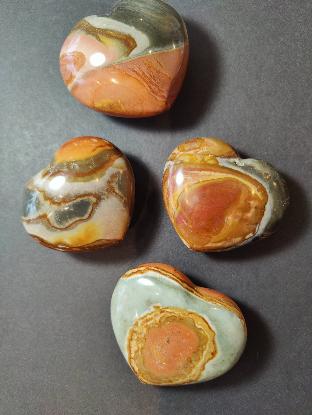 Polychrome Jasper Heart