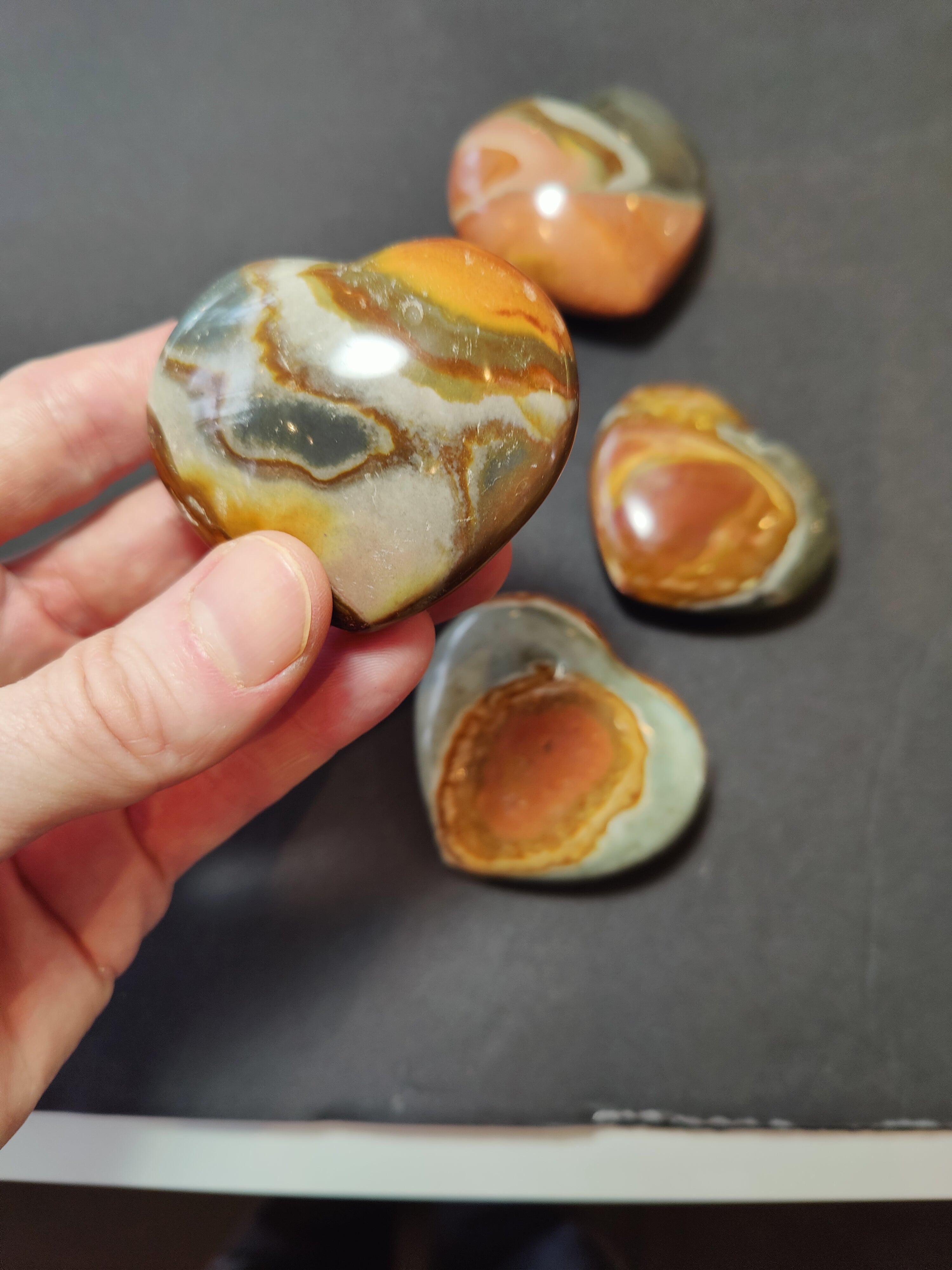 Polychrome Jasper Heart