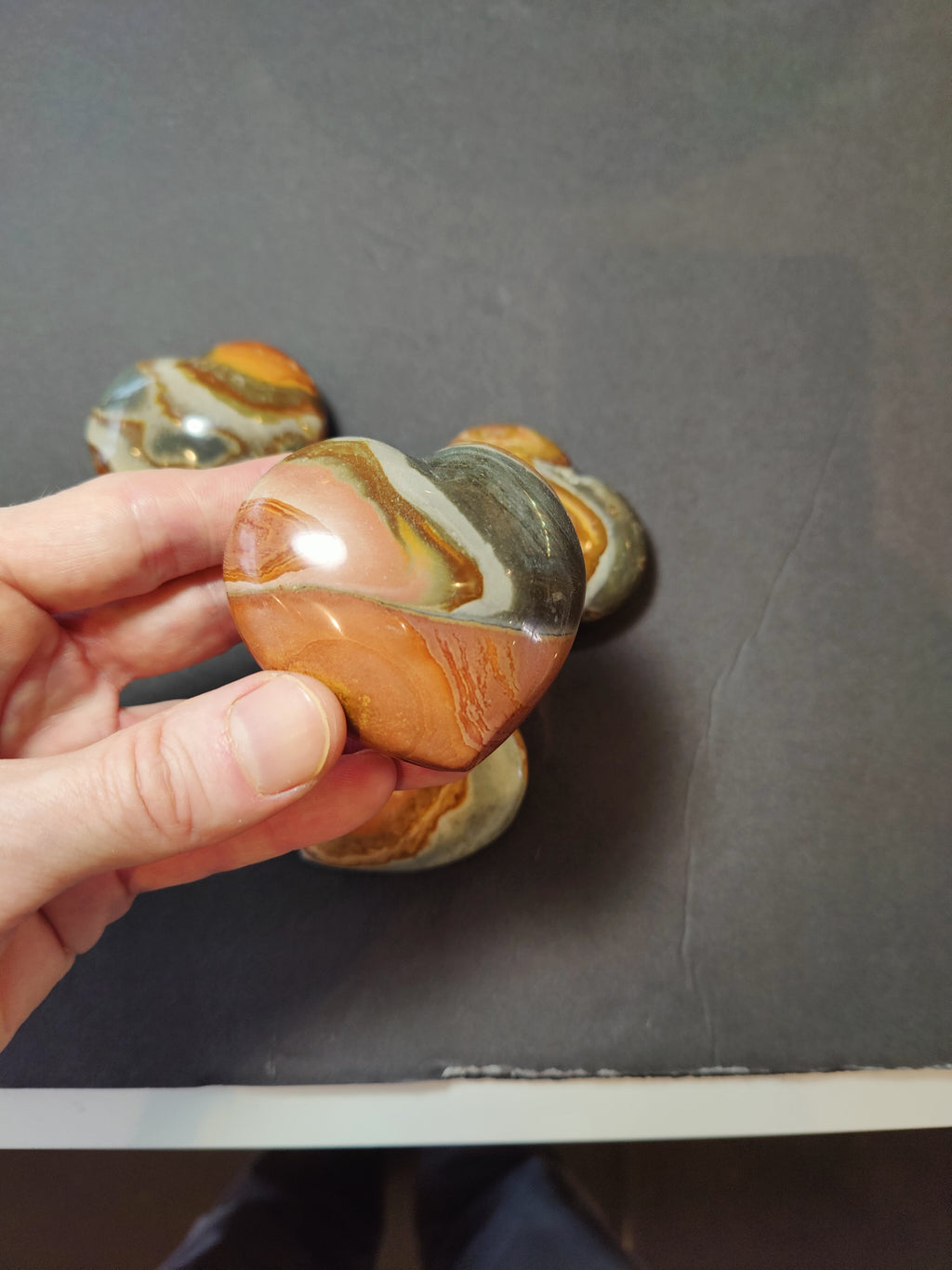 Polychrome Jasper Heart