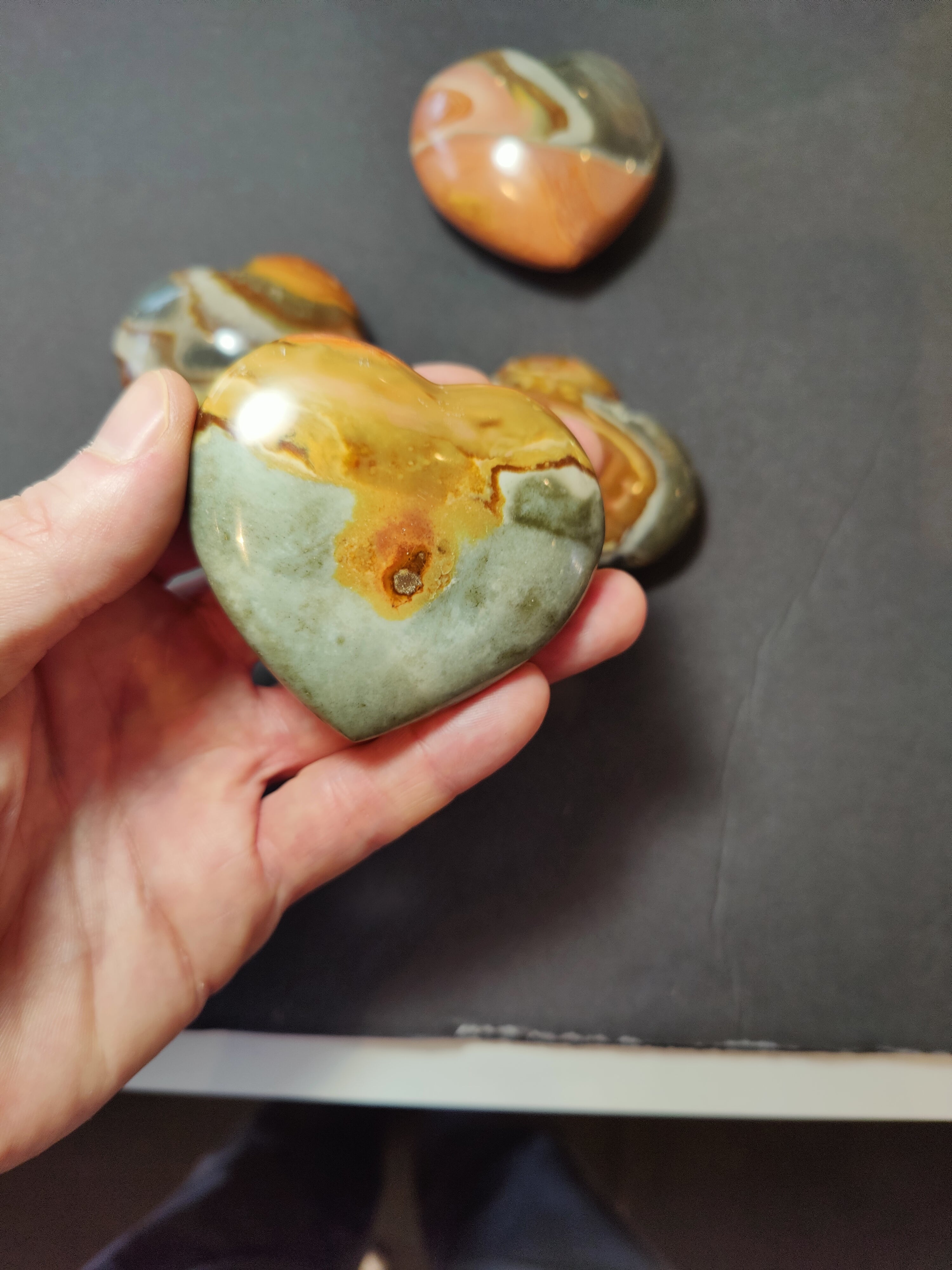 Polychrome Jasper Heart