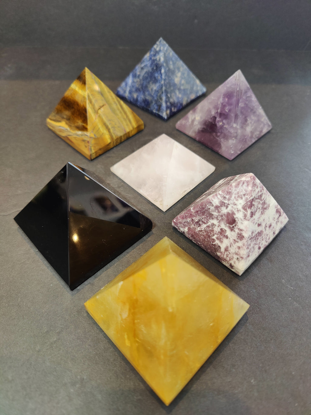 Assorted Crystal Pyramid