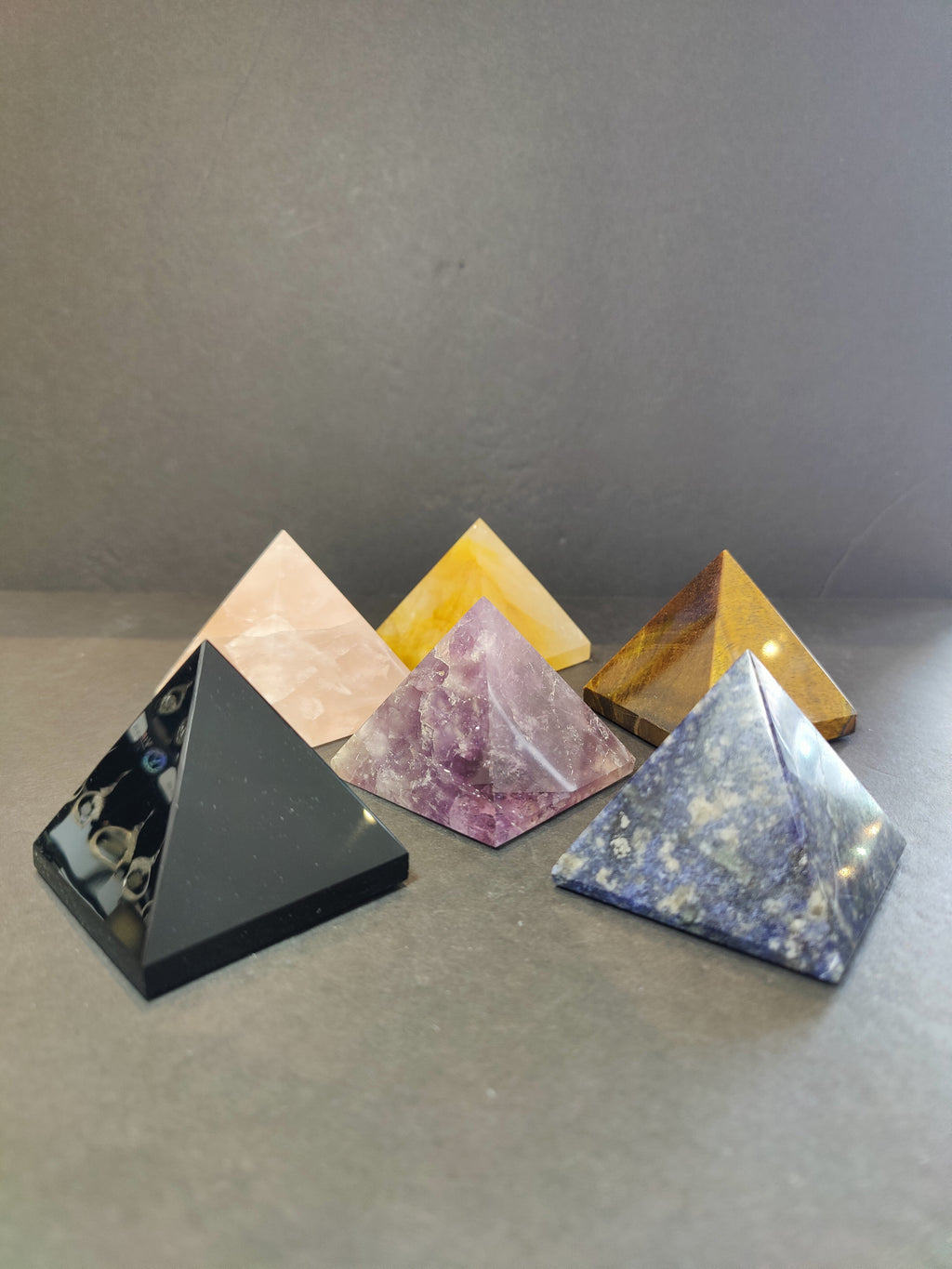 Assorted Crystal Pyramid
