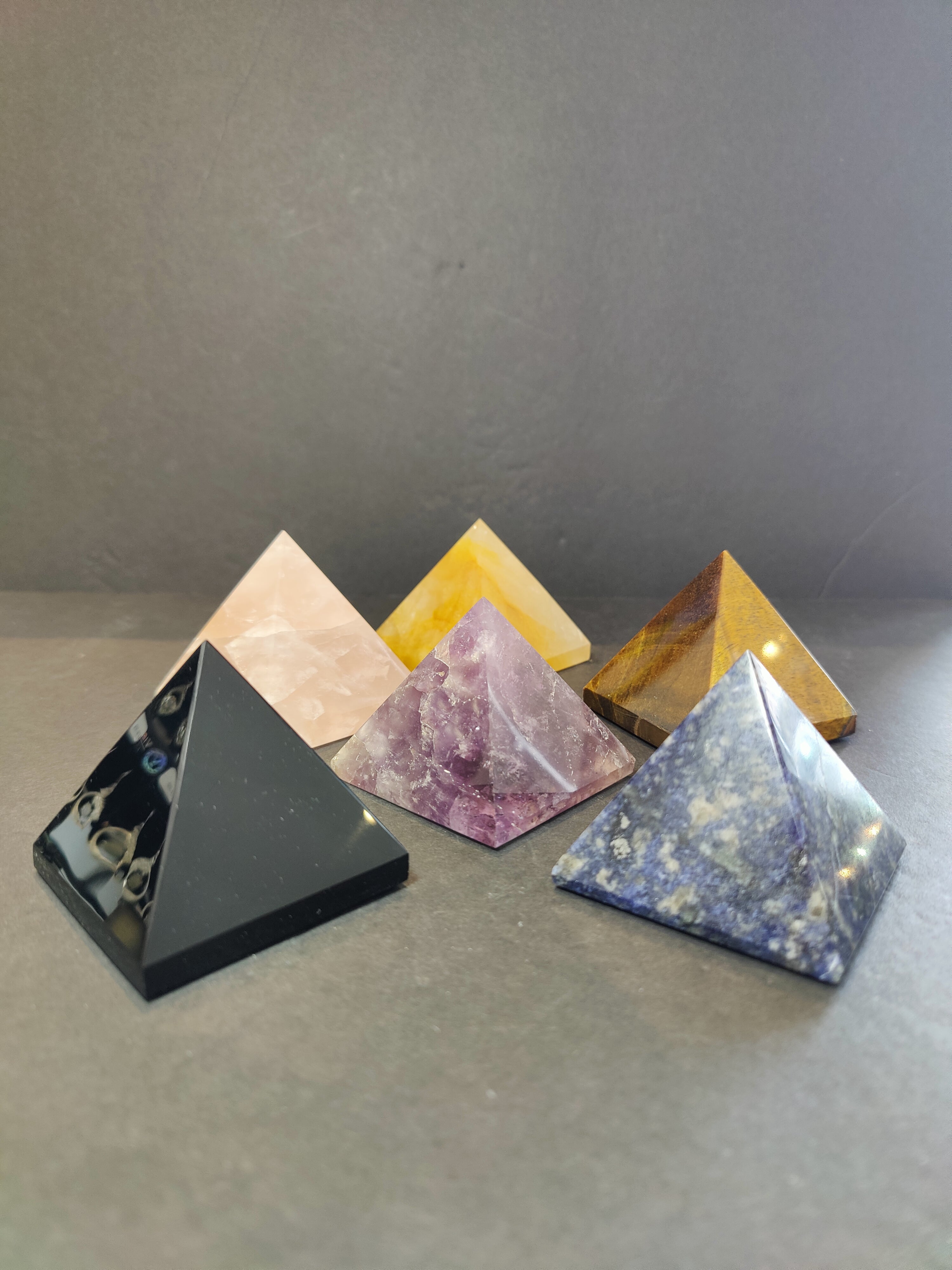Assorted Crystal Pyramid