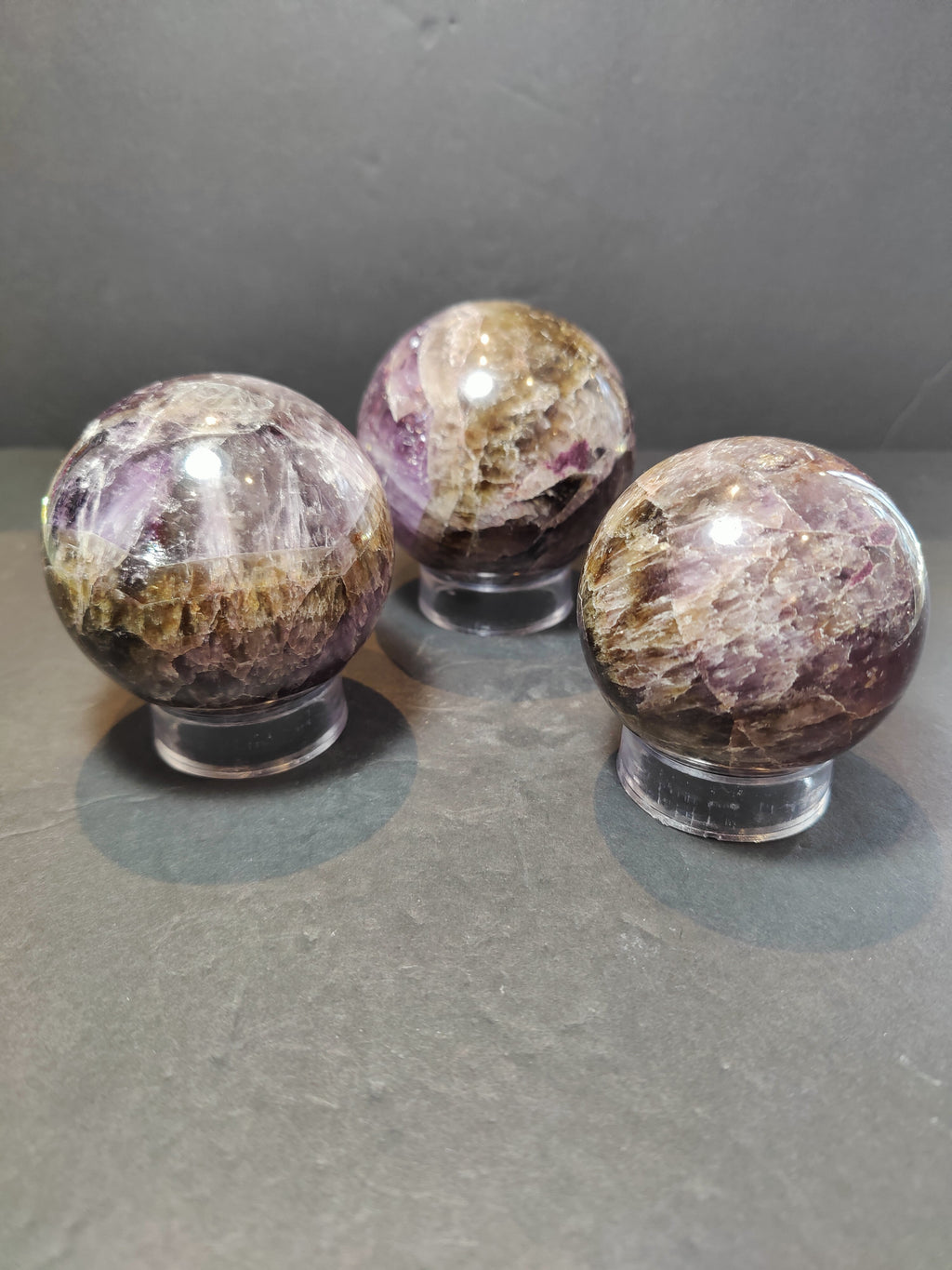 Cacoxenite Amethyst Sphere